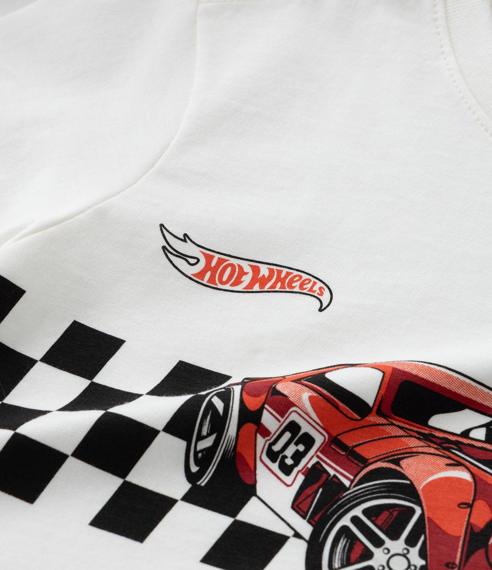 Camiseta Infantil com Estampa Hot Wheels - Tam 4 a 12 Anos Branco 5