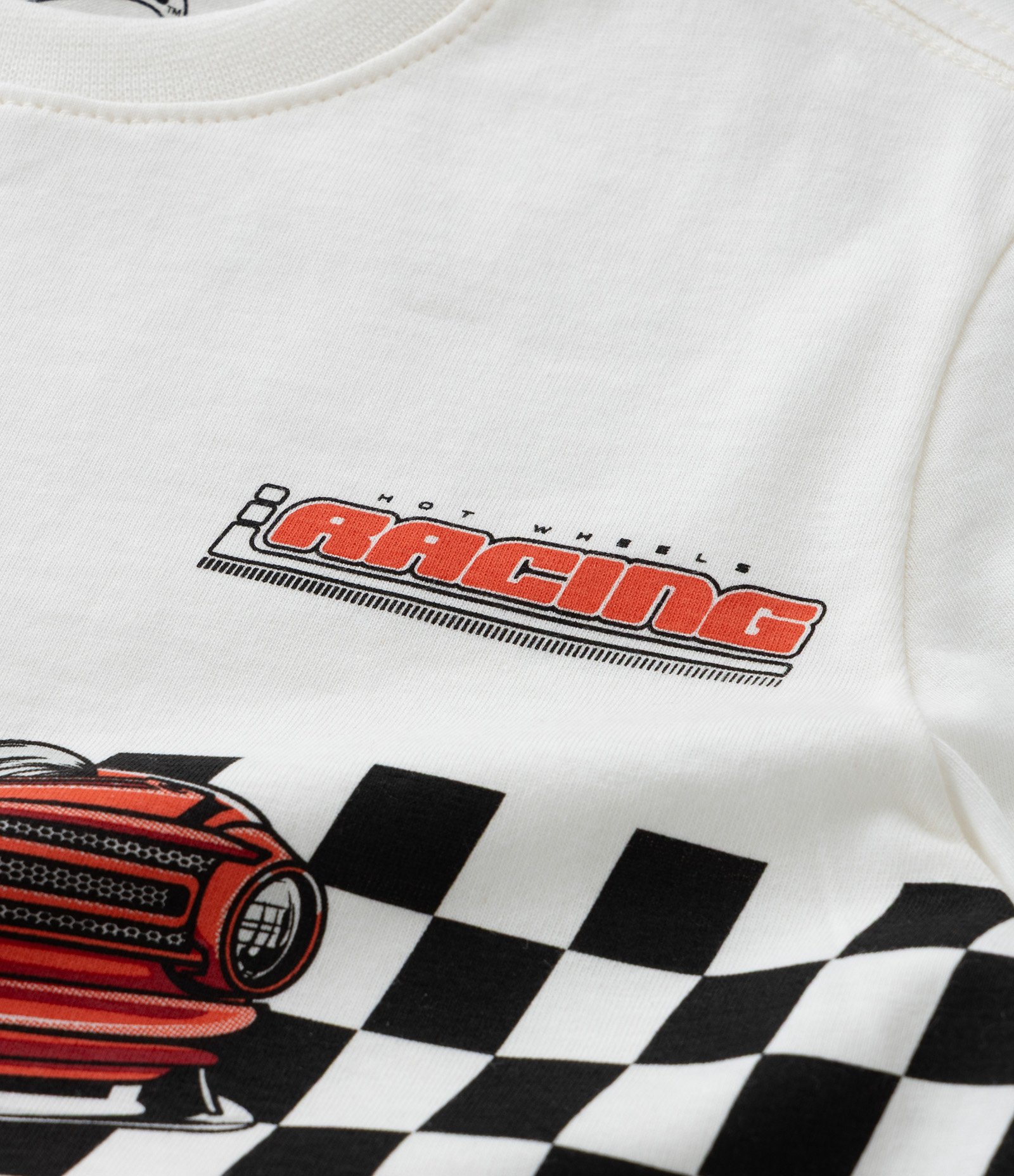Camiseta Infantil com Estampa Hot Wheels - Tam 4 a 12 Anos Branco 6