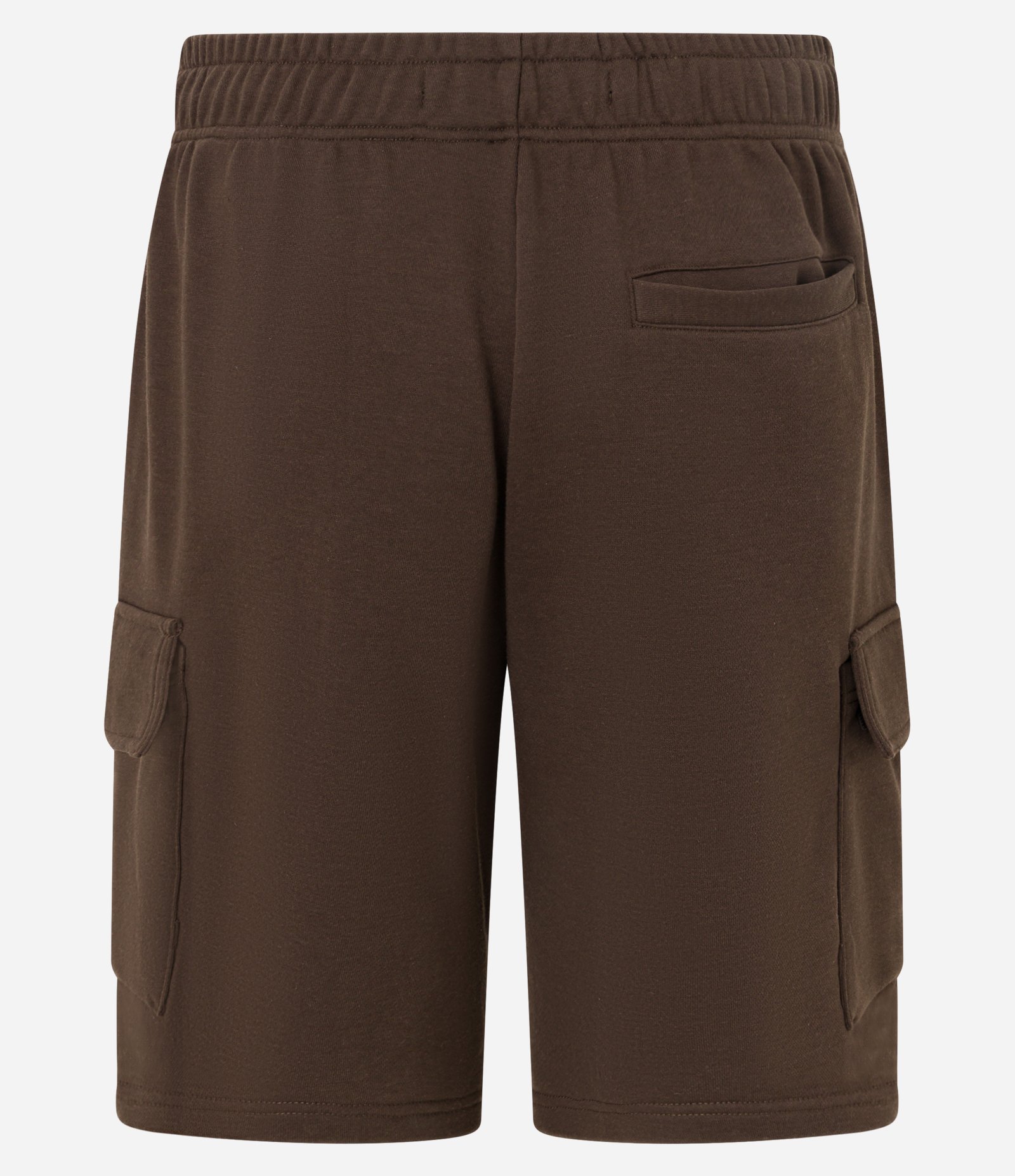 Bermuda Cargo em Moletom French Terry com Estampa Localizada Marrom 2