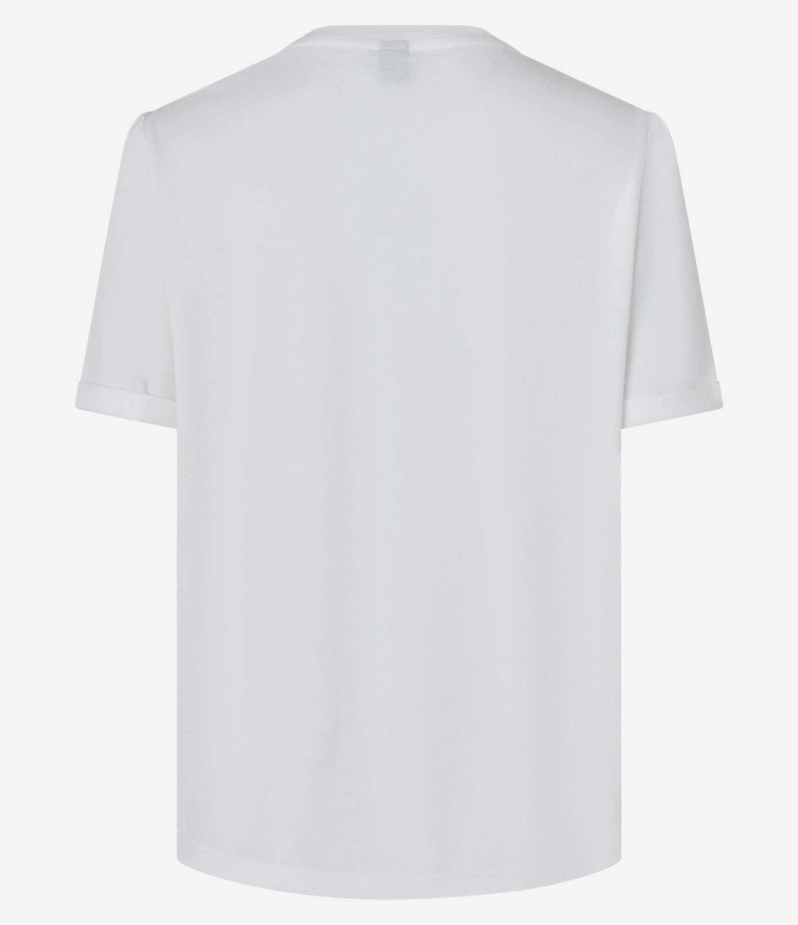 Blusa em Viscolycra com Ícones Metalizados Branco com Conchas 3