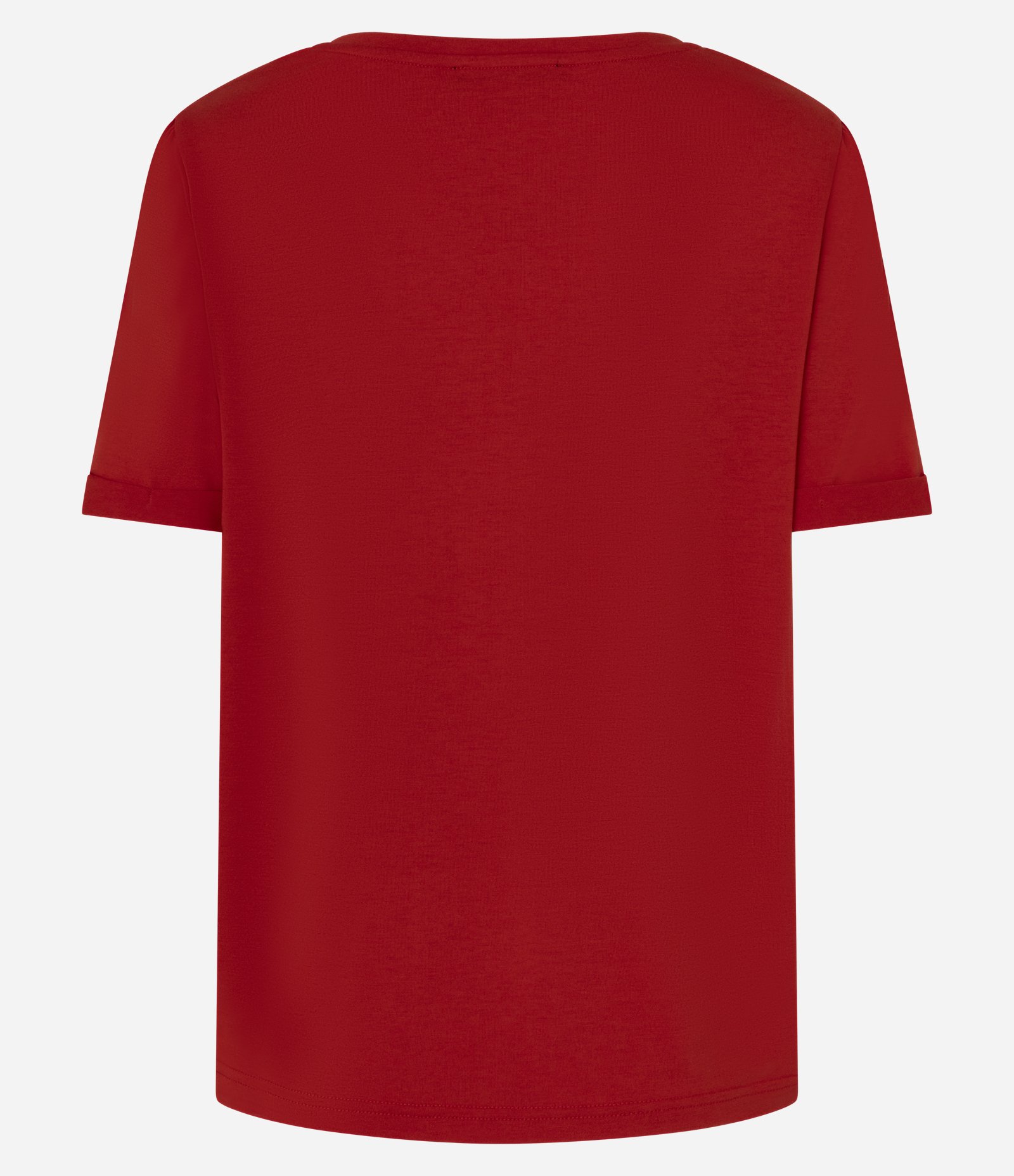 Blusa em Viscolycra com Ícones Metalizados Vermelho com Corações 3