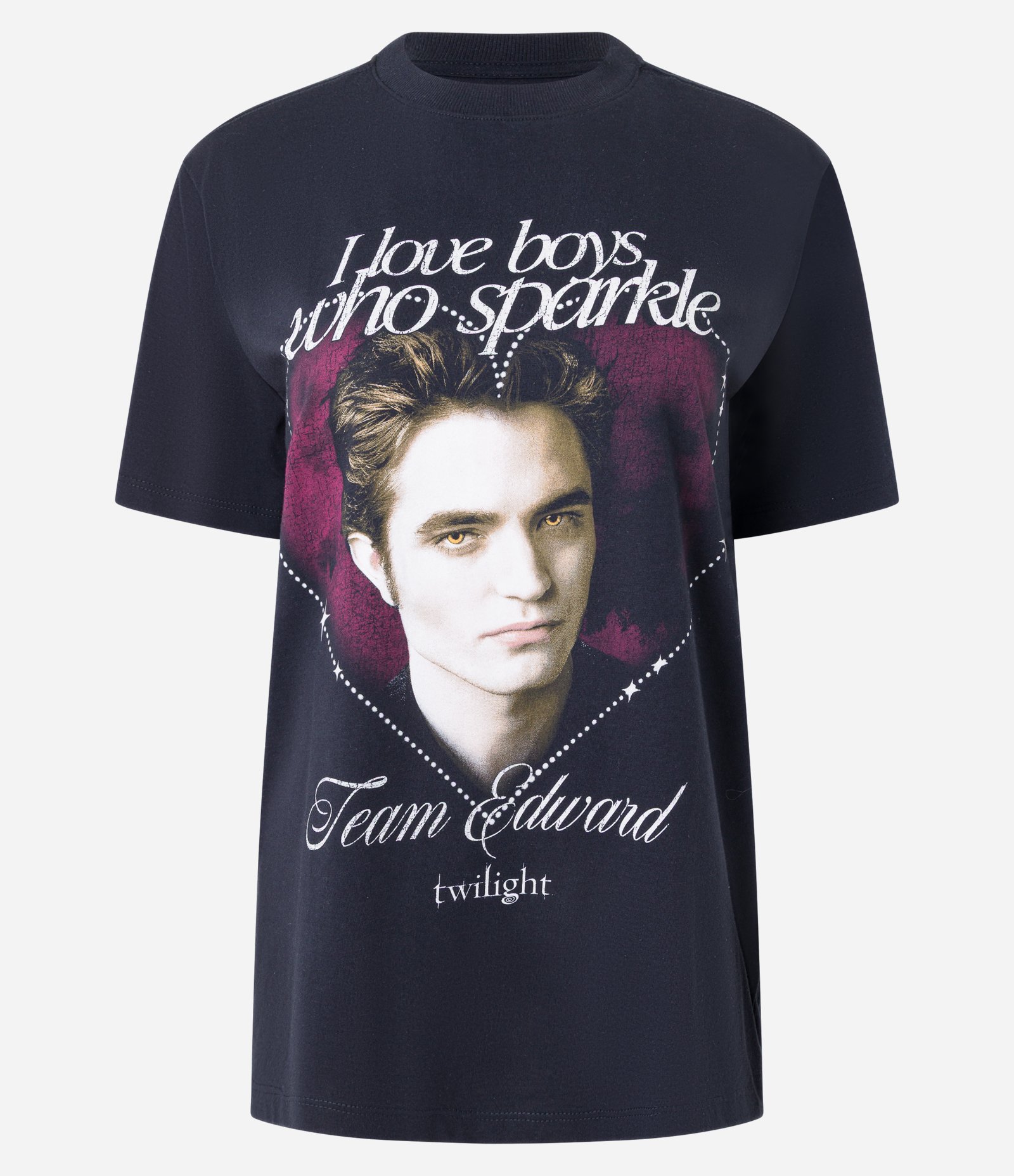 Camiseta T-shirt com Estampa do Edward de Crepúsculo Preto 6