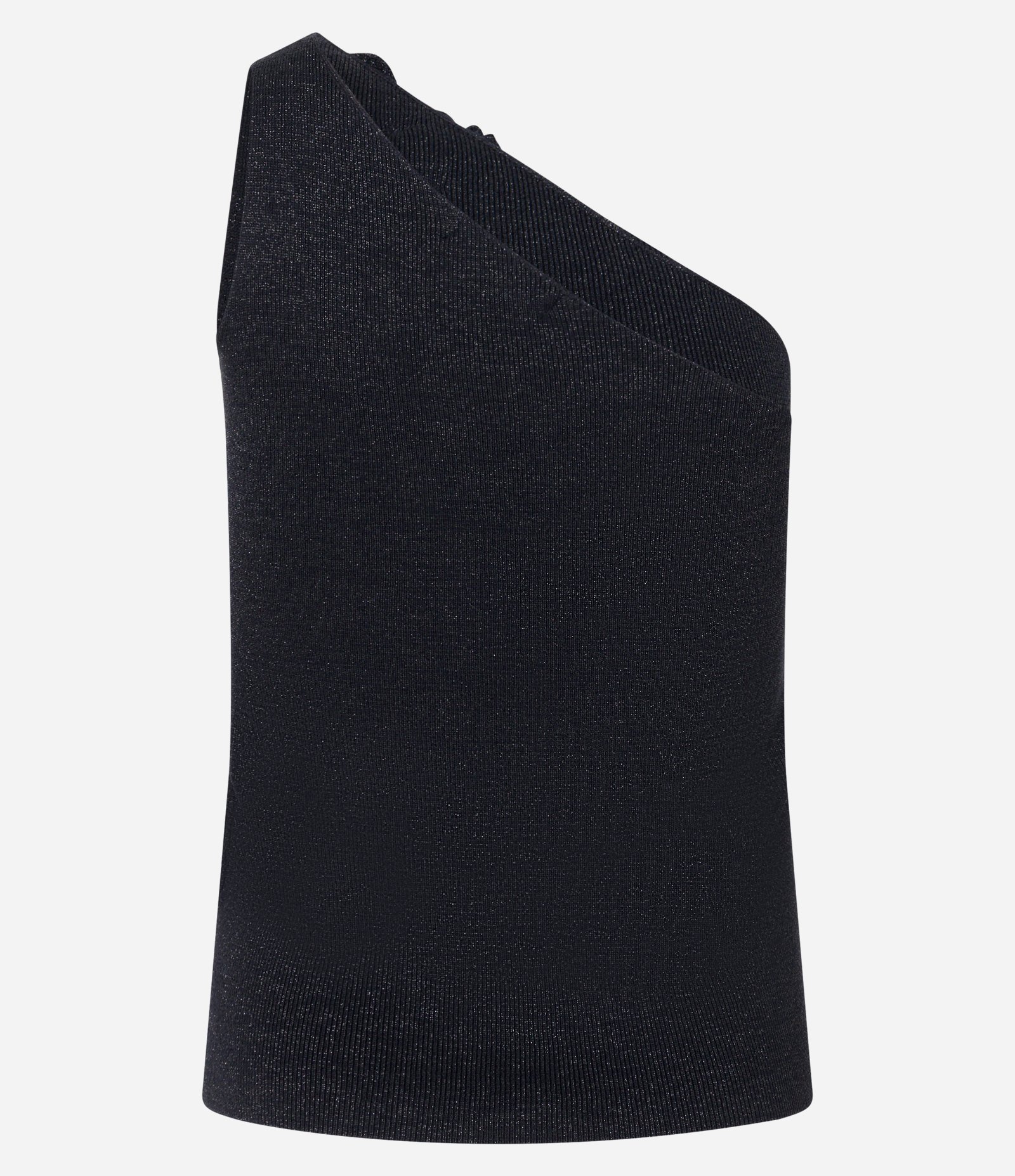 Blusa Ombro Só em Tricô com Flor no Ombro Preto 8