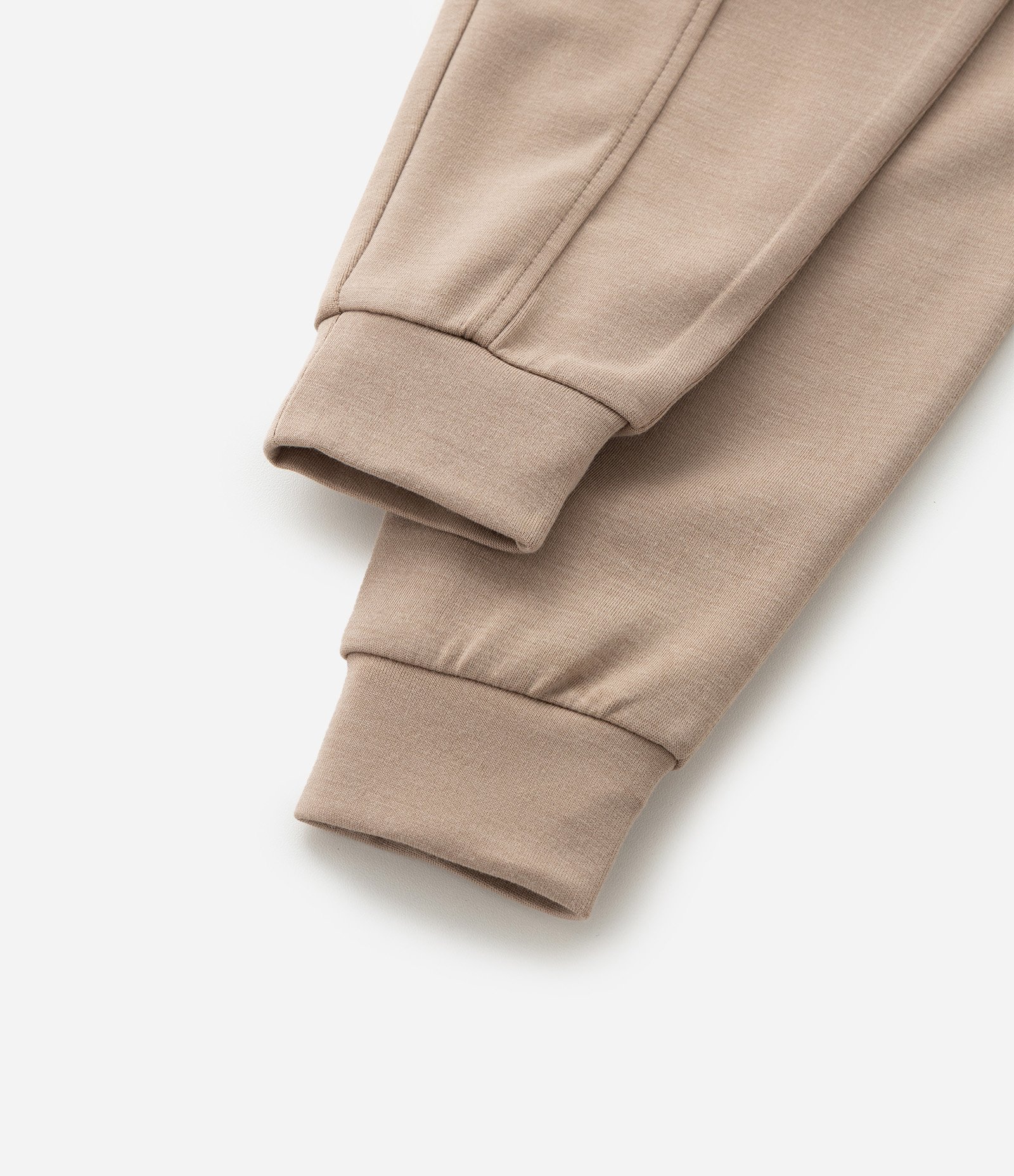 Calça Infantil em Modal com Recortes e Bolsos - Tam 1 a 6 Anos Bege 4