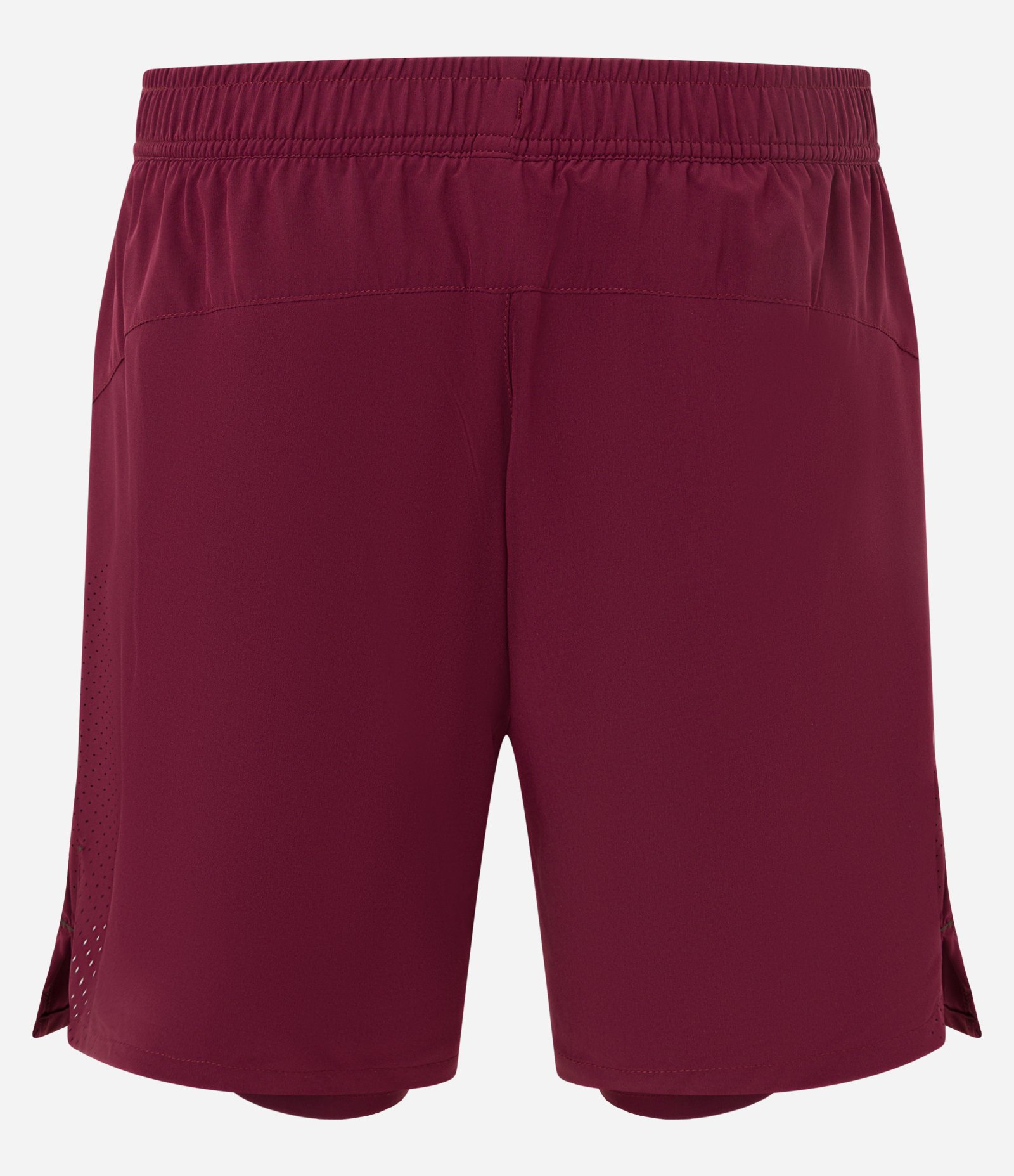 Bermuda Esportiva com Short de Compressão Bordo 8