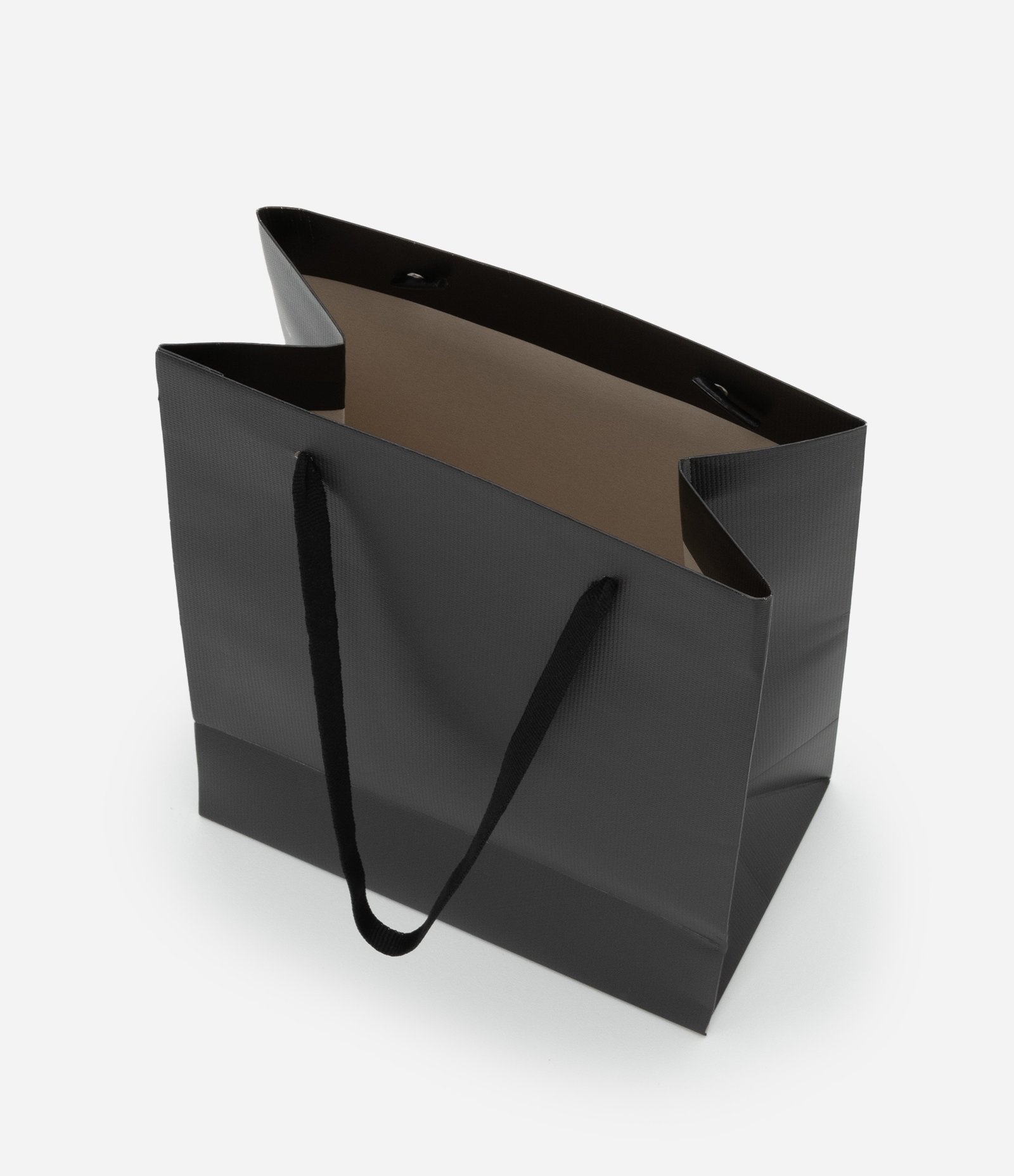 Embalagem de Presente Pequena com Textura Preto 3