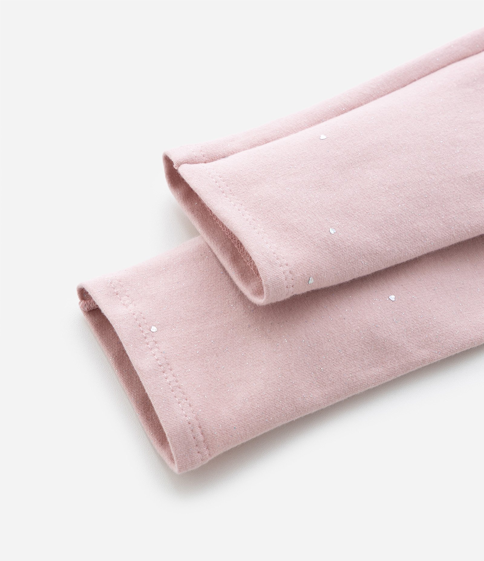 Calça Legging Infantil com Brilhos Holográficos - Tam 5 a 14 Anos Rosa 3