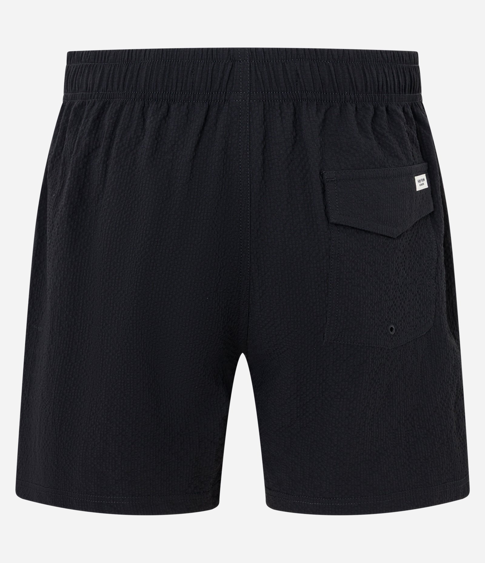 Bermuda de Banho Básica em Microfibra Texturizado Preto 4