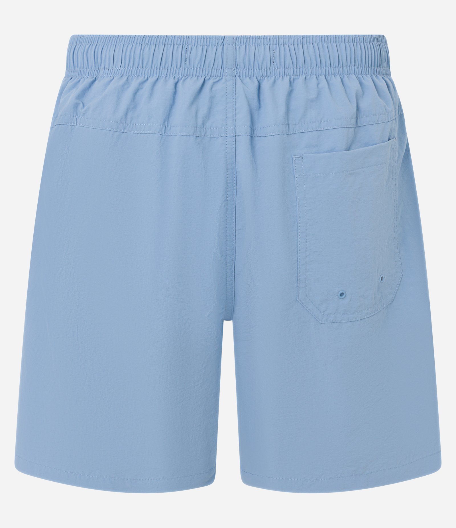 Bermuda de Banho Básica em Microfibra com Cós Elástico e Cordão Azul 5