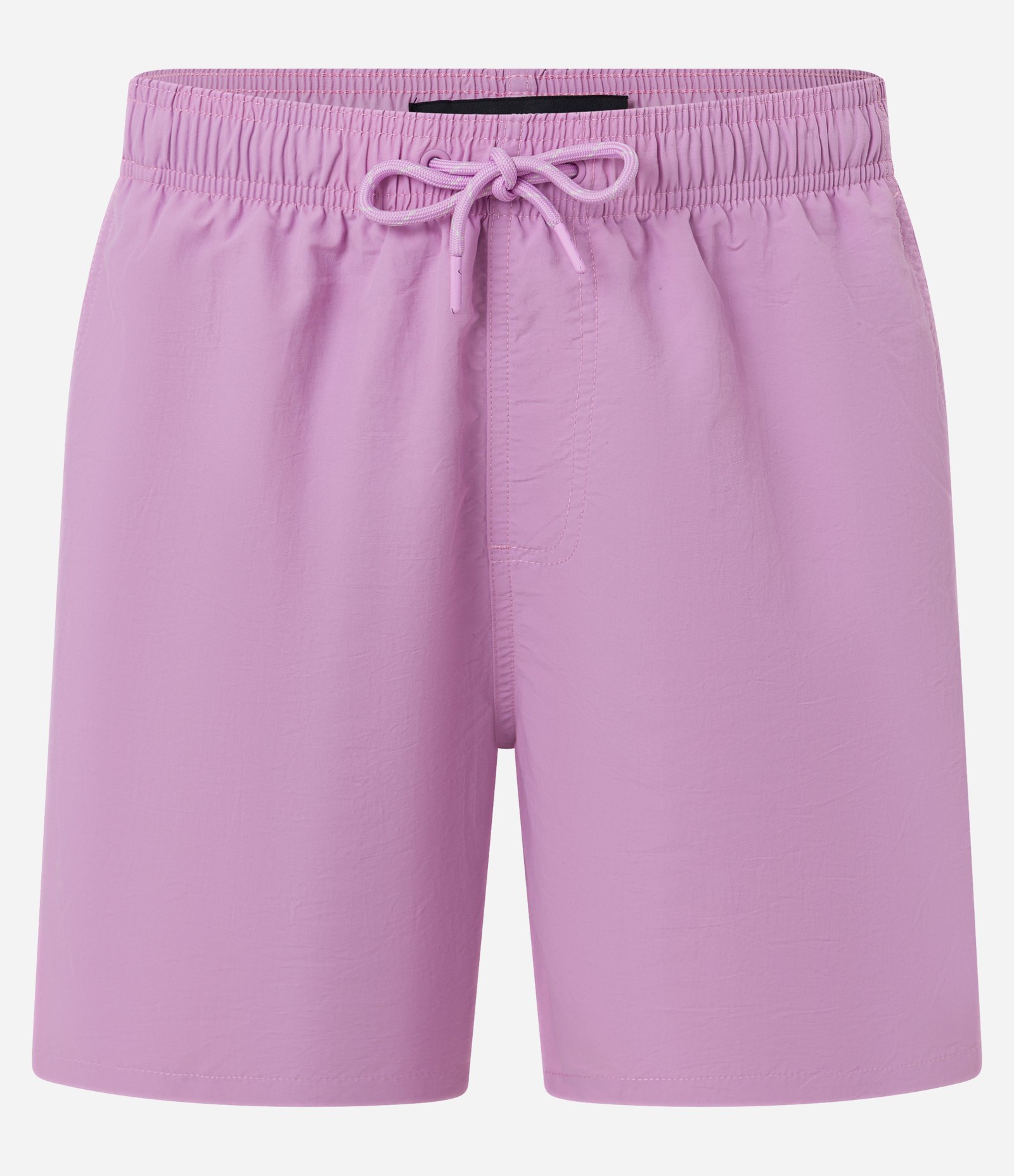 Bermuda de Banho Básica em Microfibra com Cós Elástico e Cordão Lilás 4