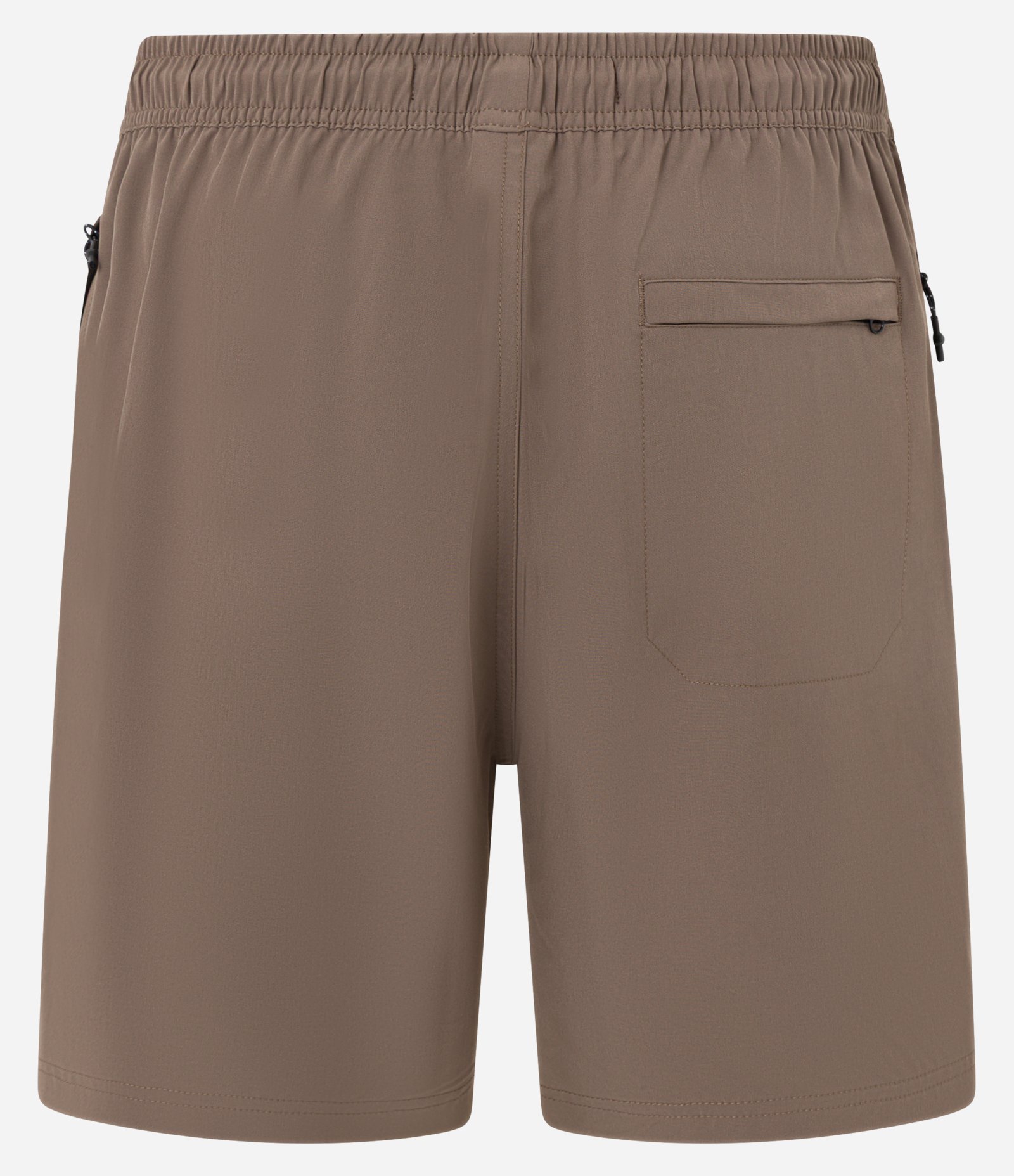 Bermuda com Detalhe de Etiqueta Emborrachada Marrom 6