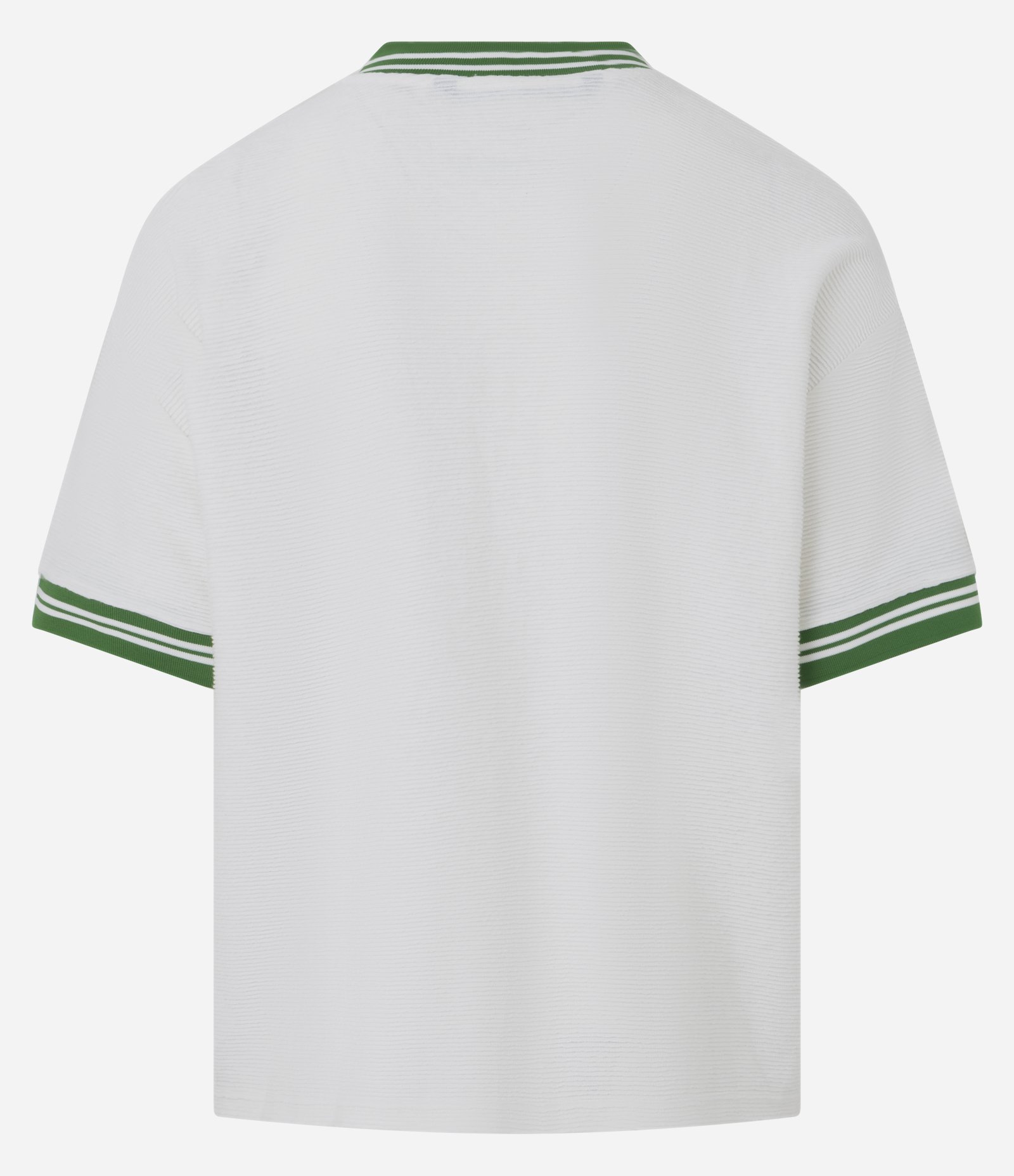 Camiseta Oversized Esportiva Texturizado com Patch e bordados Branco 9