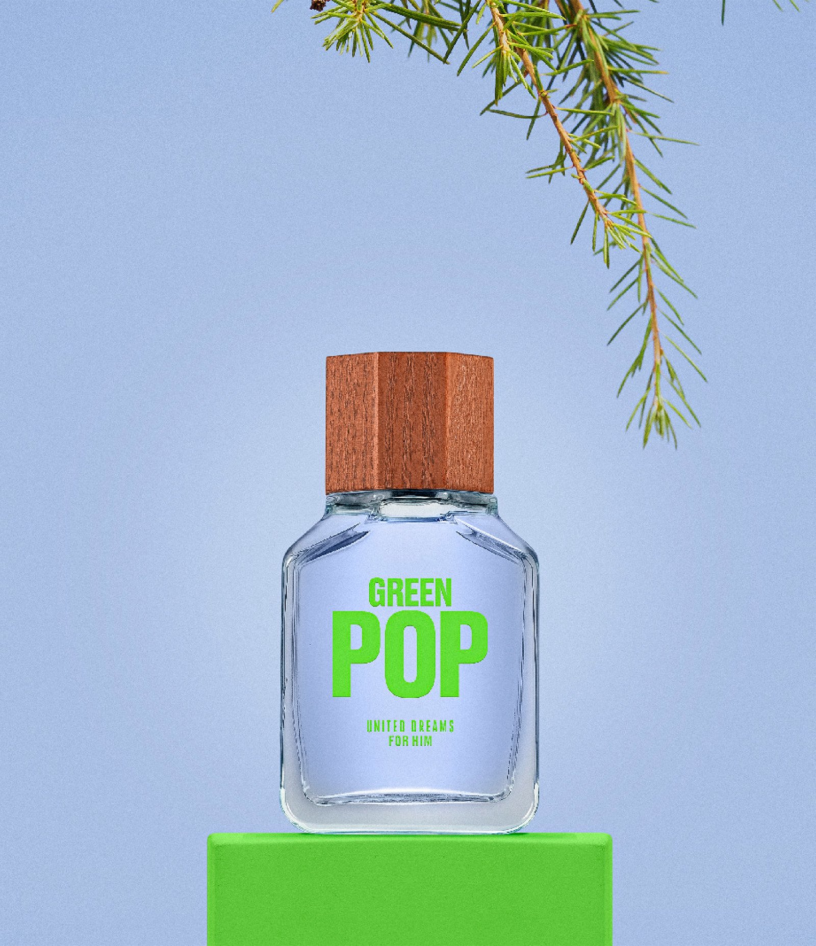 Perfume Benetton United Dreams Green Pop Eau de Toilette Masculino 100ml 2