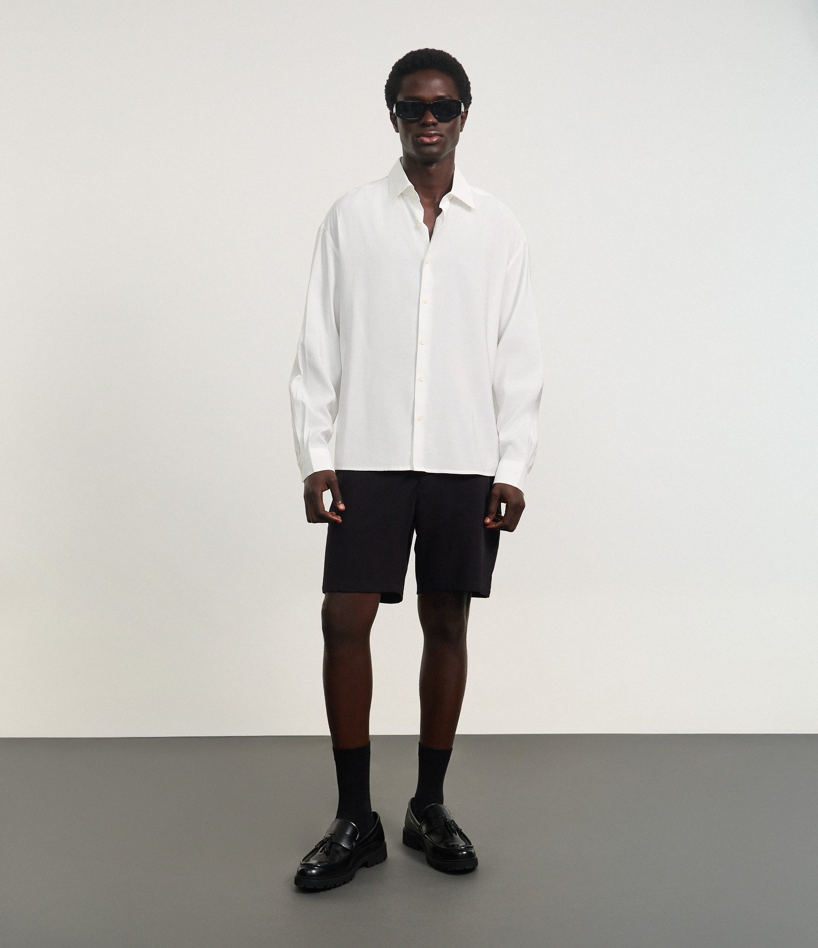 Camisa Boxy Fluida em Airflow Branco 2