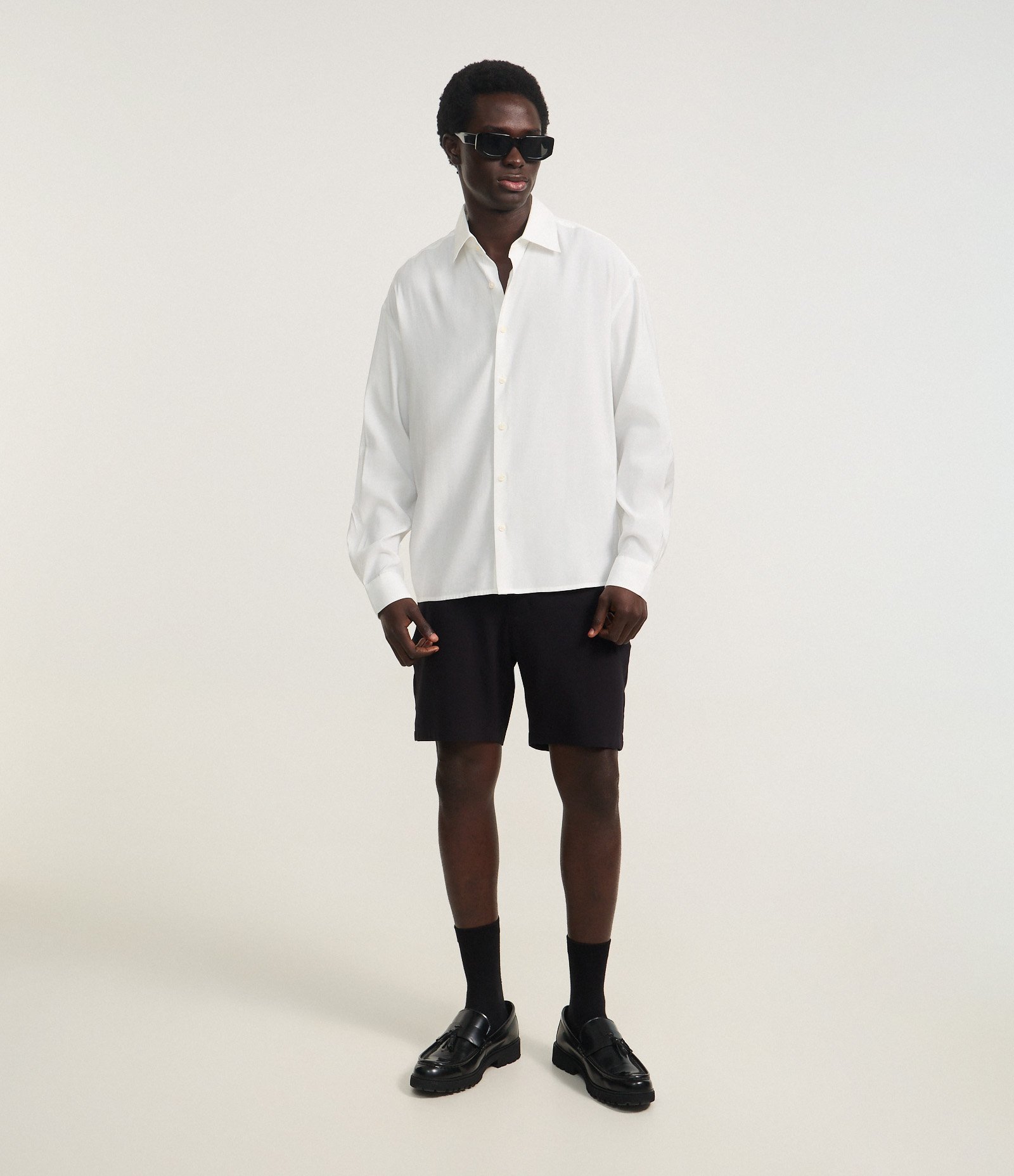 Camisa Boxy Fluida em Airflow Branco 5