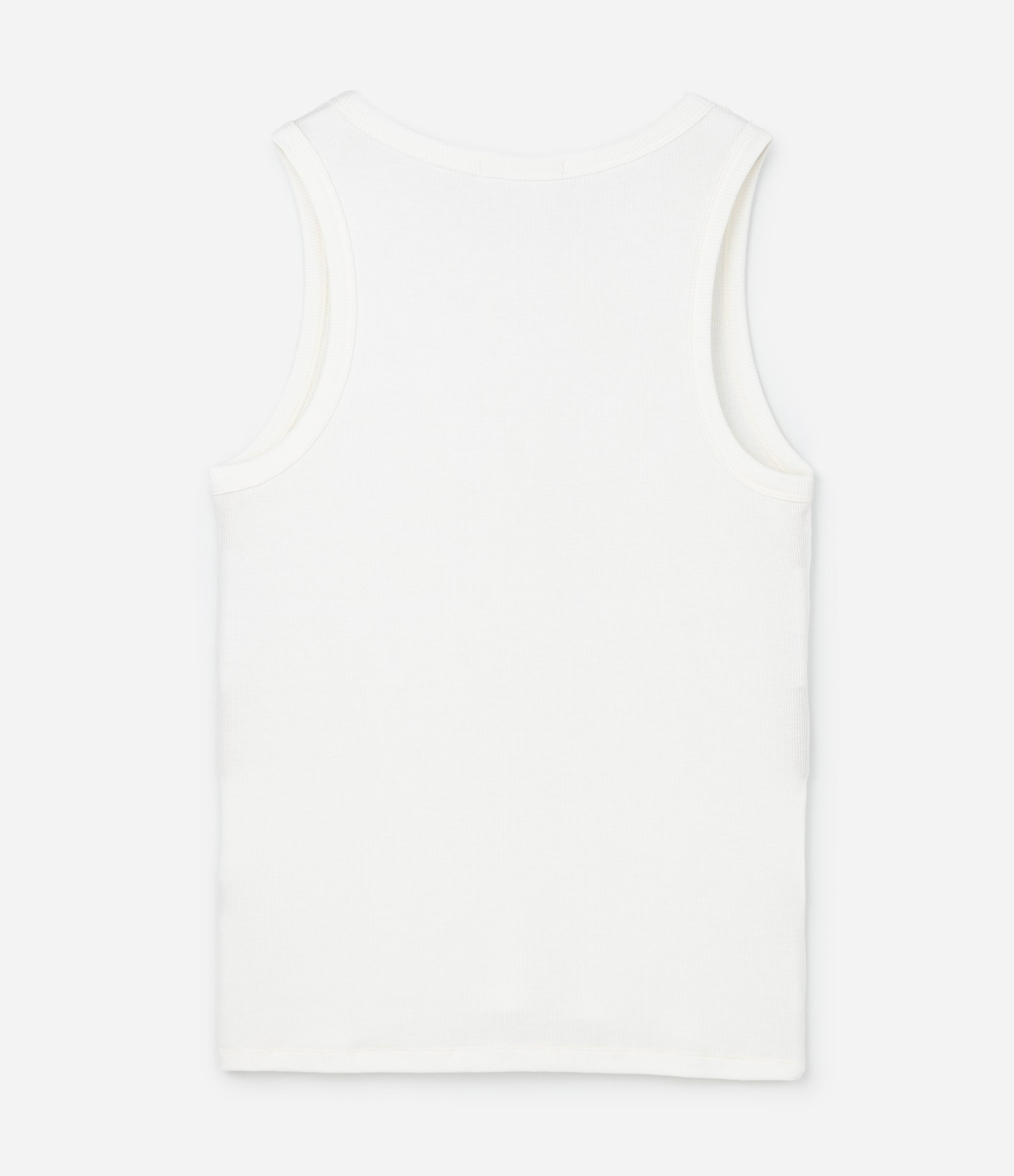 Blusa Regata Canelada em Ribana Curve & Plus Size Off White 5