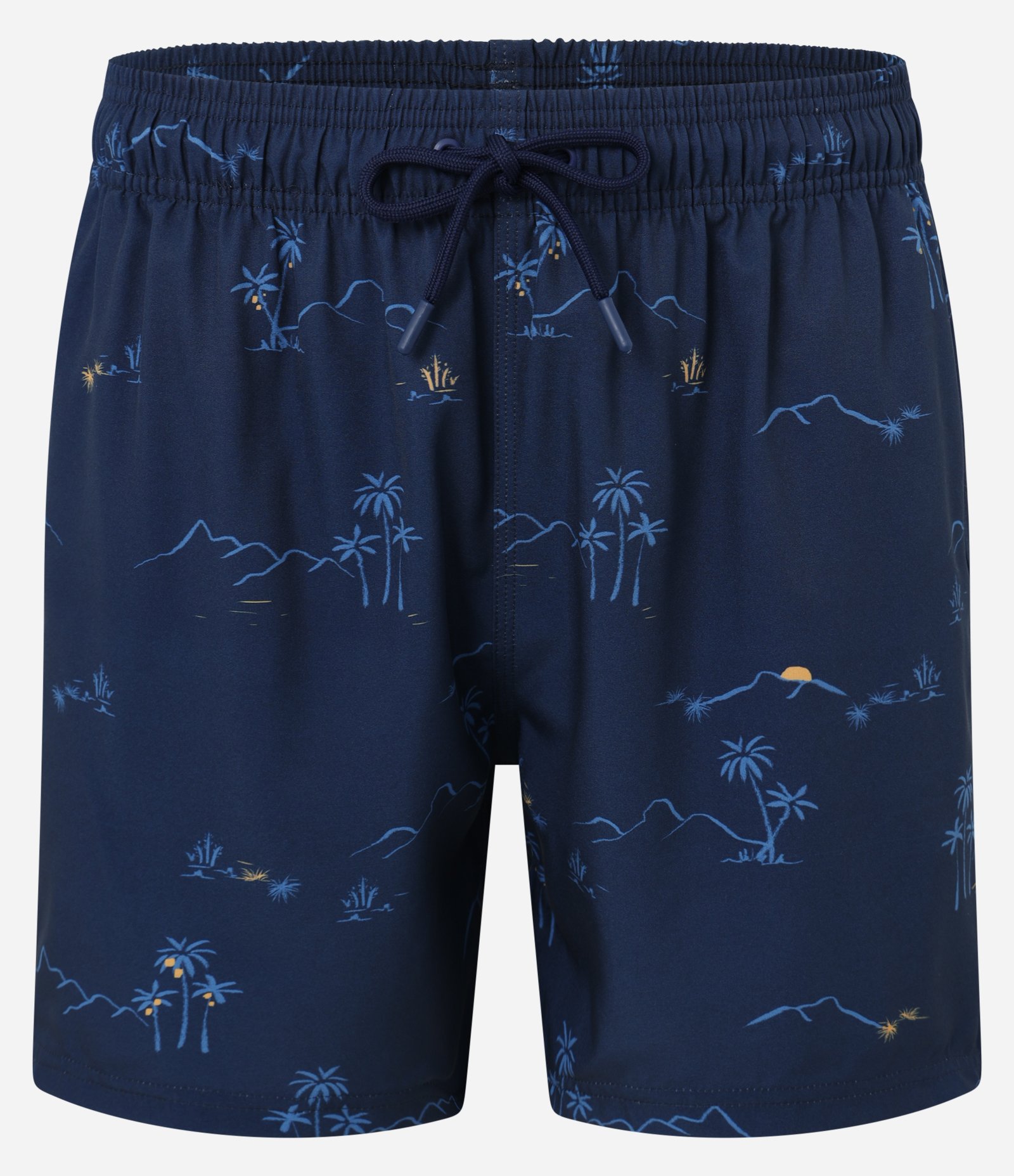 Bermuda de Banho com Estampa Mini Ilha Azul 4