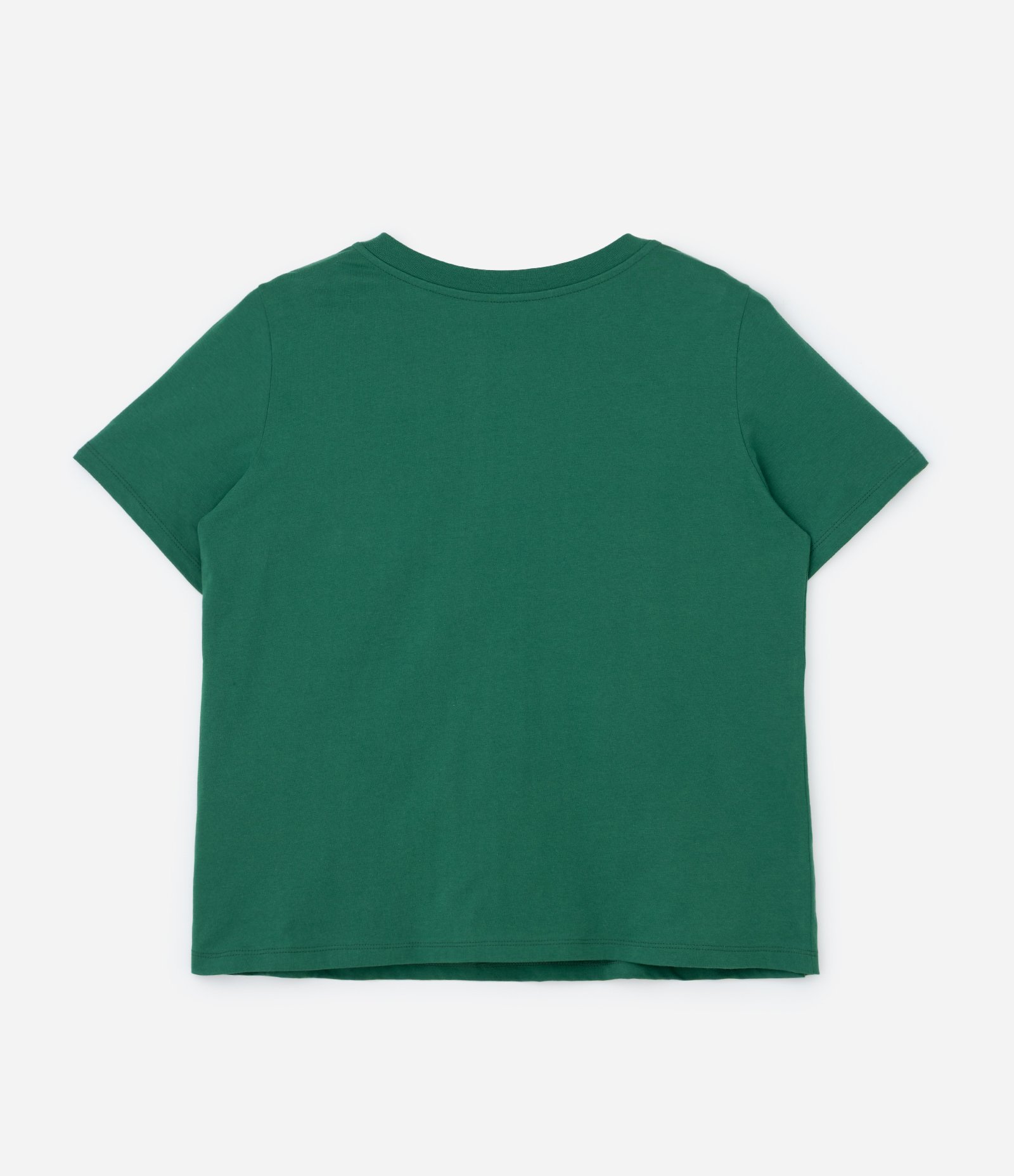 Camiseta em Algodão com Estampa Santorini e Detalhes de Paetê Curve & Plus Size Verde 5