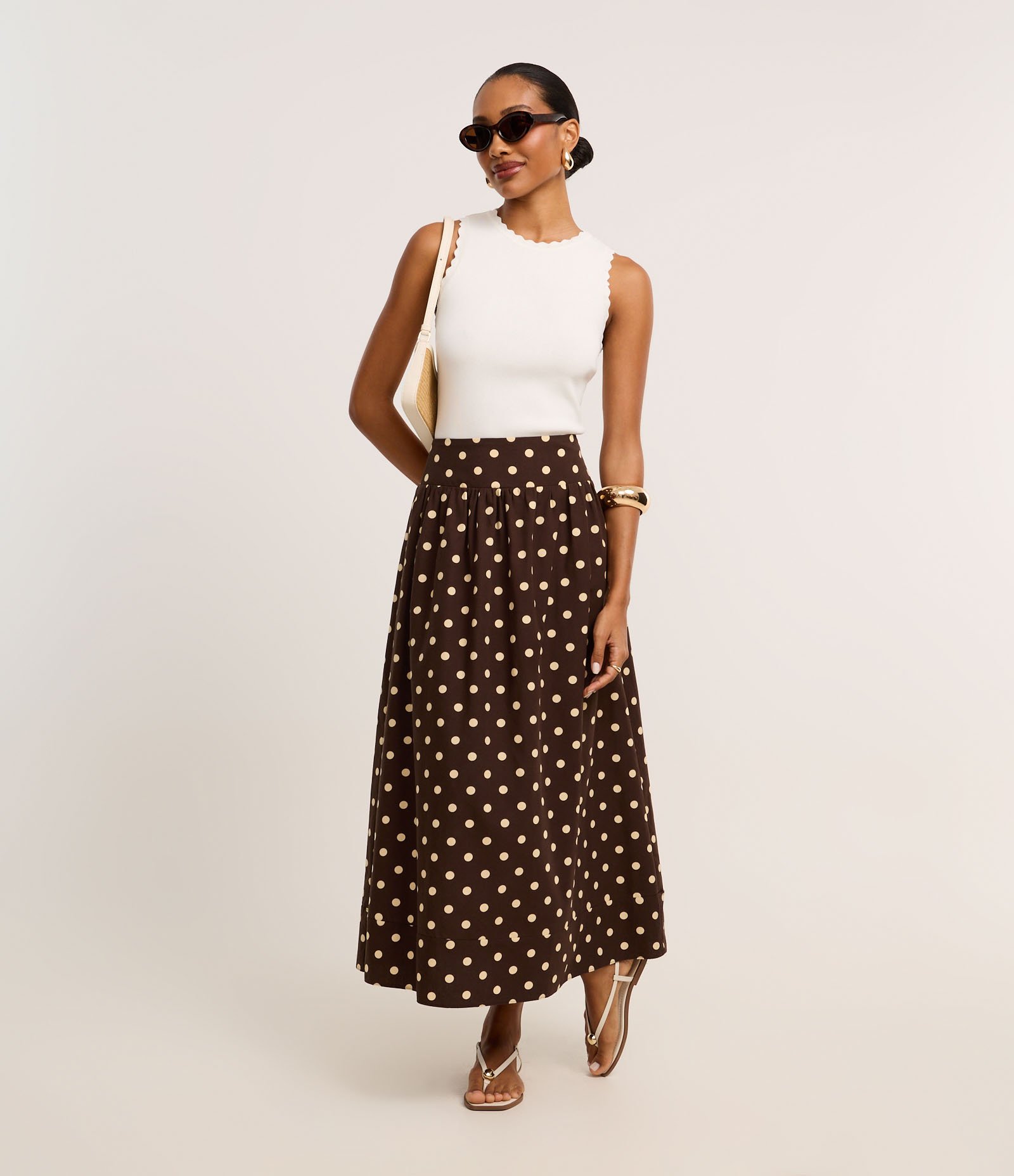 Blusa em Tricô com Efeito Nuvem na Gola e Cava Branco Neve 2