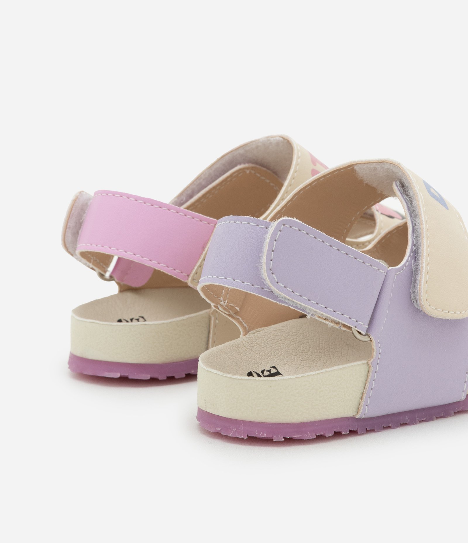 Sandália Infantil em PU Minnie e Margarida - Tam 20 a 27 Off White 2