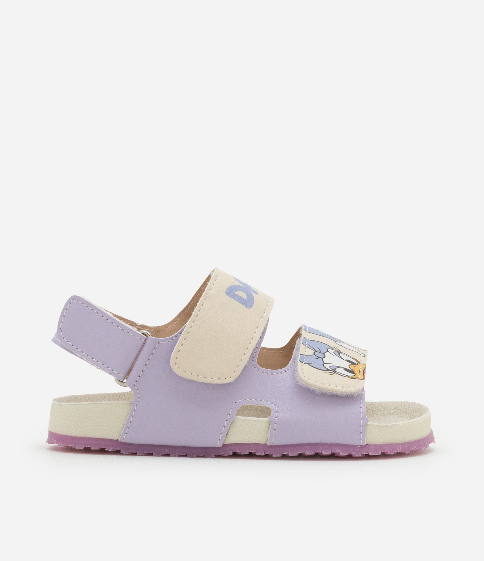 Sandália Infantil em PU Minnie e Margarida - Tam 20 a 27 Off White 3