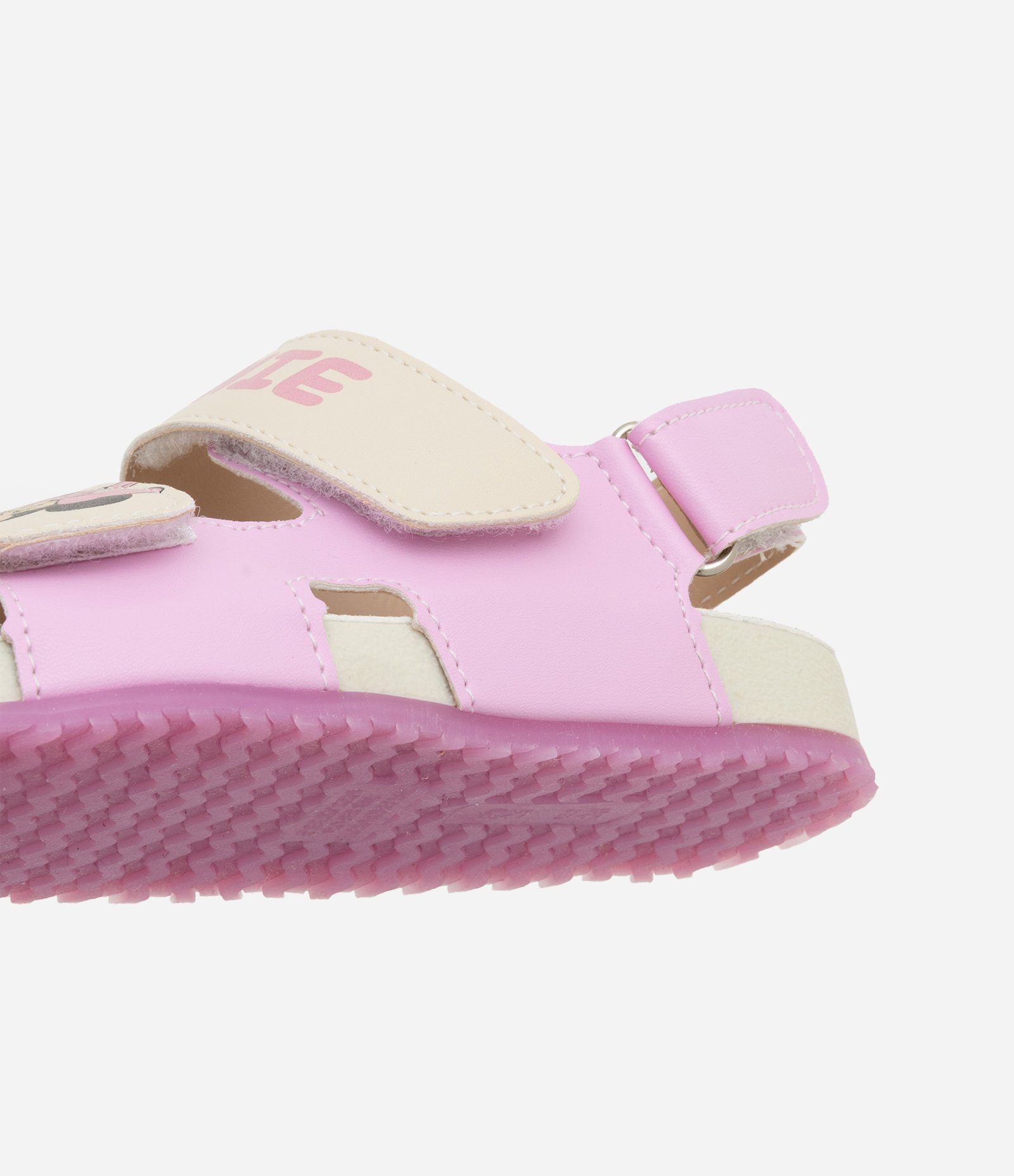 Sandália Infantil em PU Minnie e Margarida - Tam 20 a 27 Off White 4
