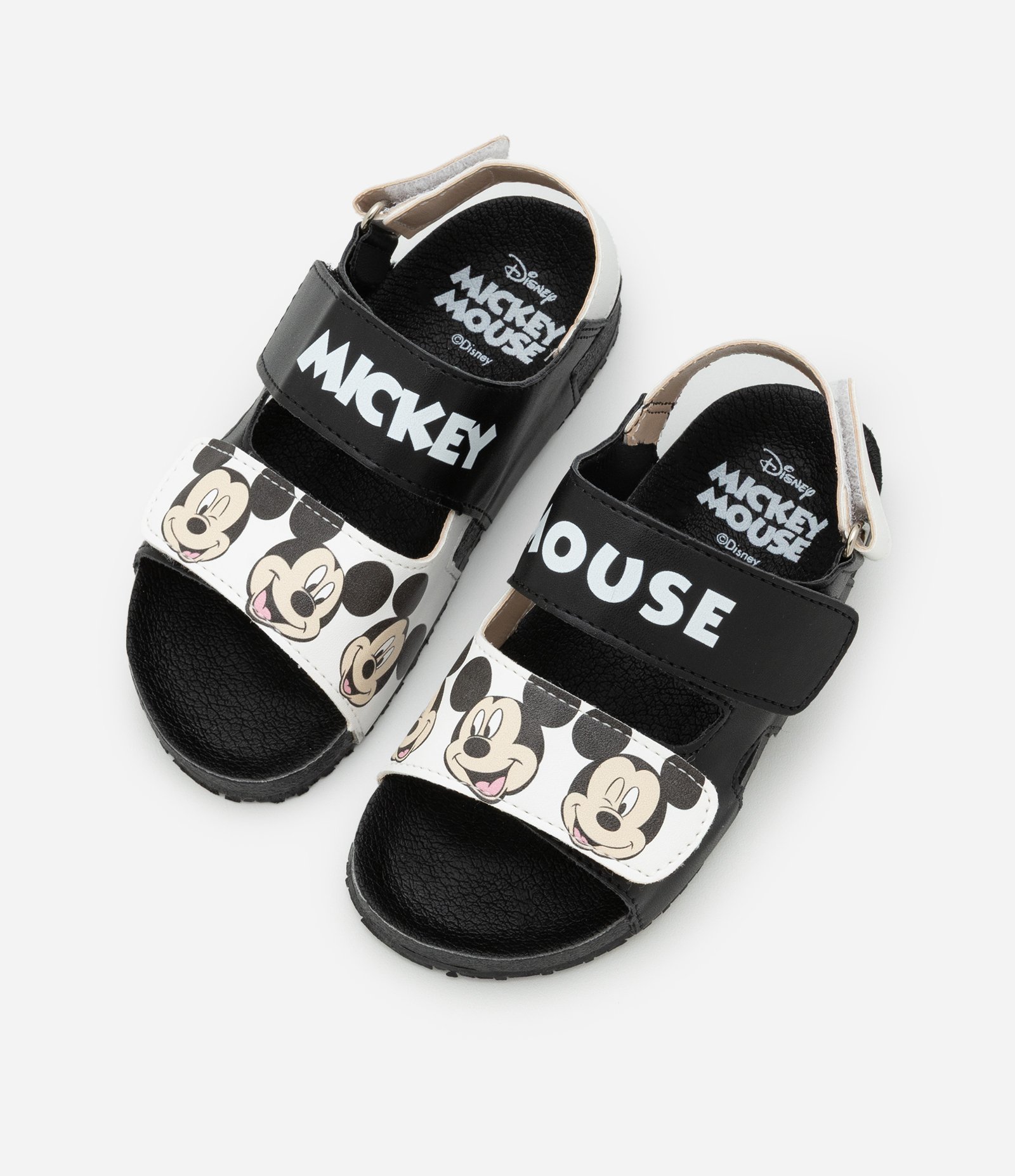 Sandália Infantil com Estampa Mickey - Tam 20 ao 27 Preto 6