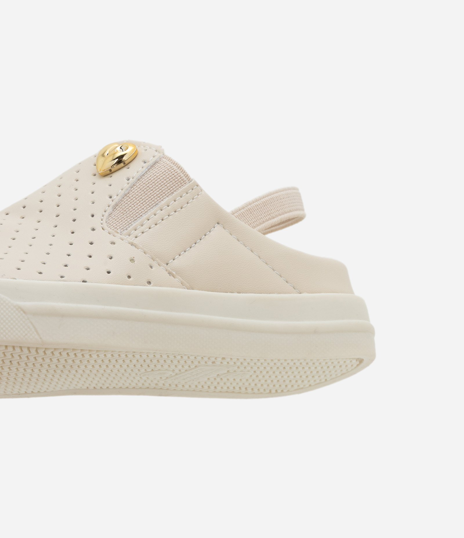 Tênis Mule Infantil com Elástico Traseiro - Tam 20 ao 27 Bege 4