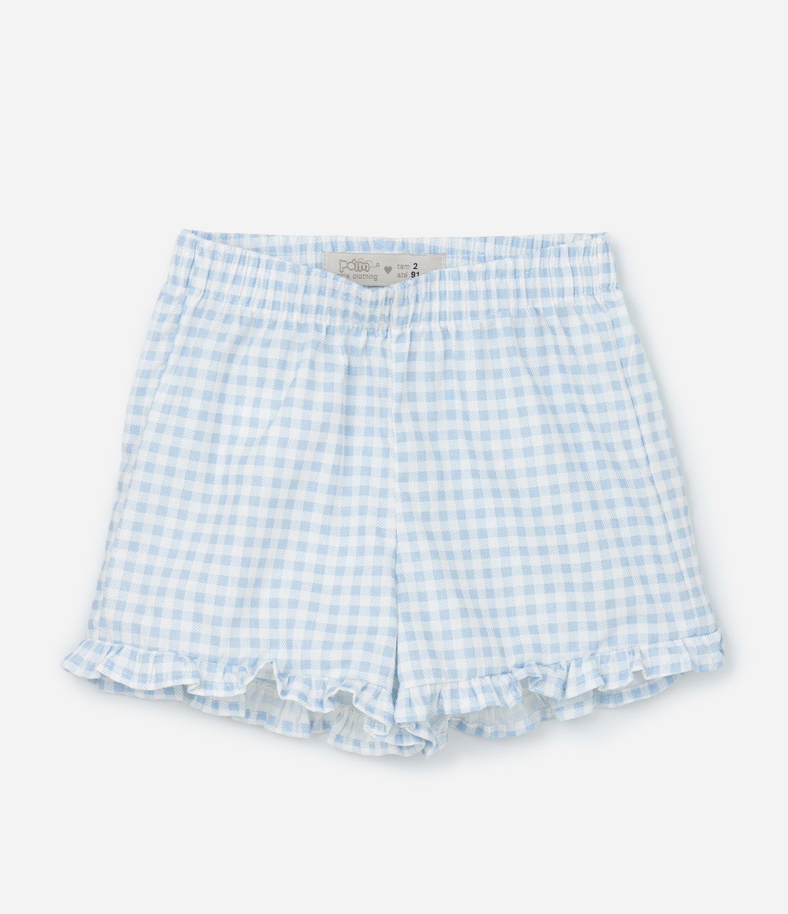 Conjunto Infantil com Estampa Localizada e Lettering Summer Is My Fave - Tam 1 A 6 Anos Branco/Azul claro 6