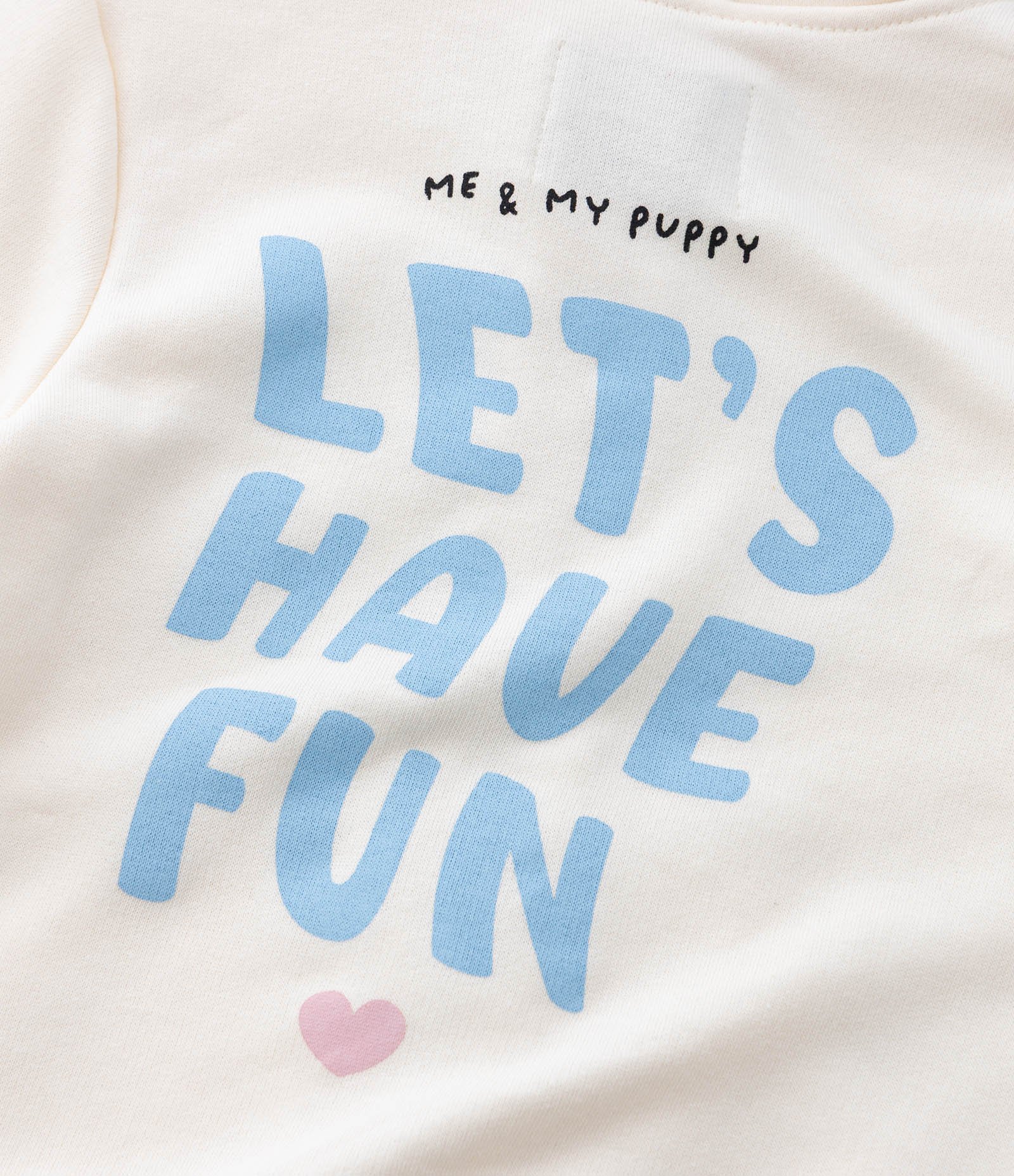 Casaco Infantil em Moletom Estampa Puppy Friend - Tam 1 a 6 Anos Bege 5