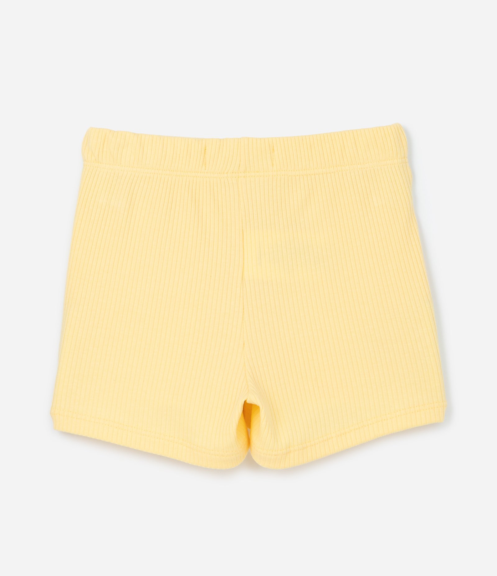 Conjunto Infantil em Ribana com Bordado de Morango - Tam 1 a 6 Anos Amarelo 6