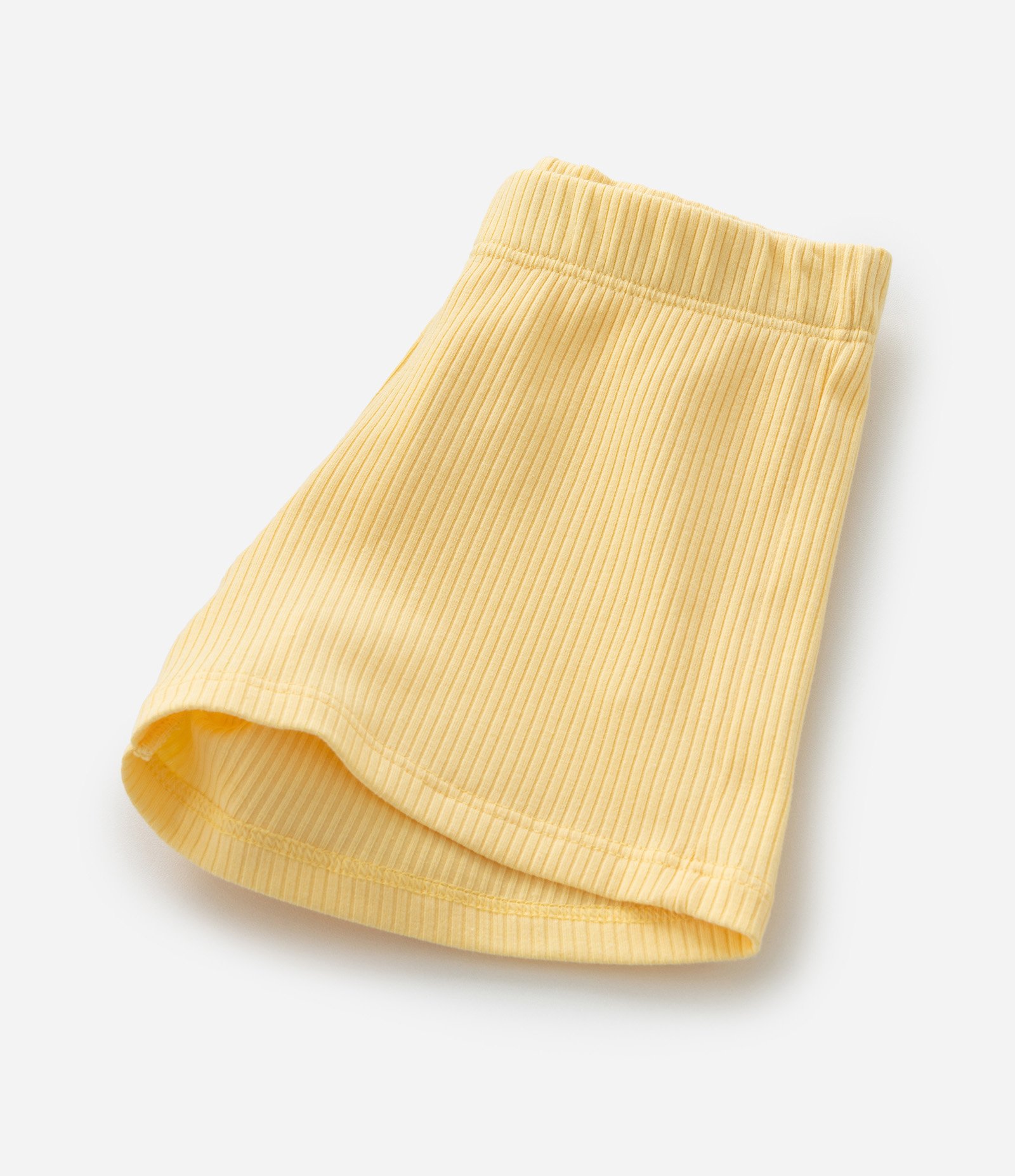 Conjunto Infantil em Ribana com Bordado de Morango - Tam 1 a 6 Anos Amarelo 7