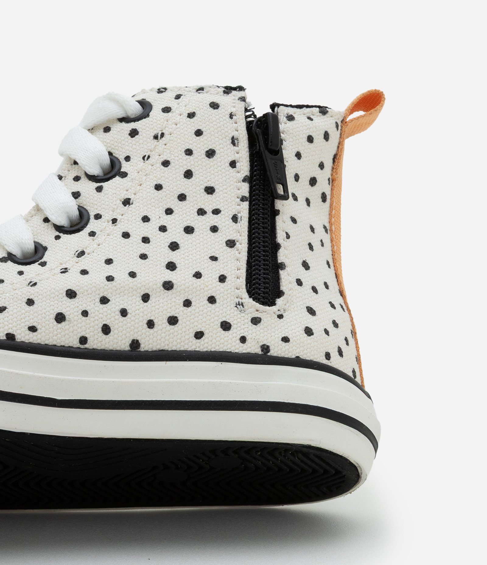 Tênis Infantil Abotinado com Estampa Arco-Íris - Tam 20 ao 27 Off White 4