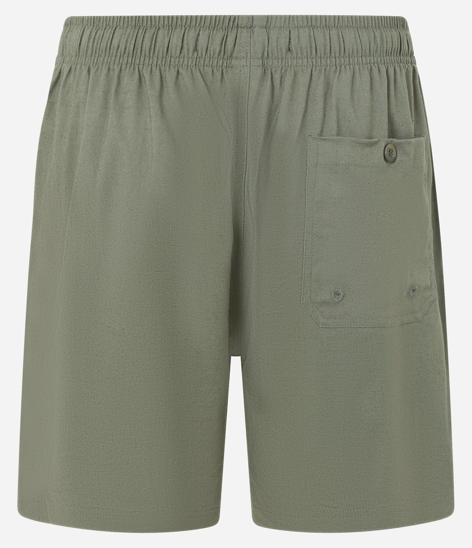 Bermuda em Tela com Cânhamo e Bolsos Verde 6