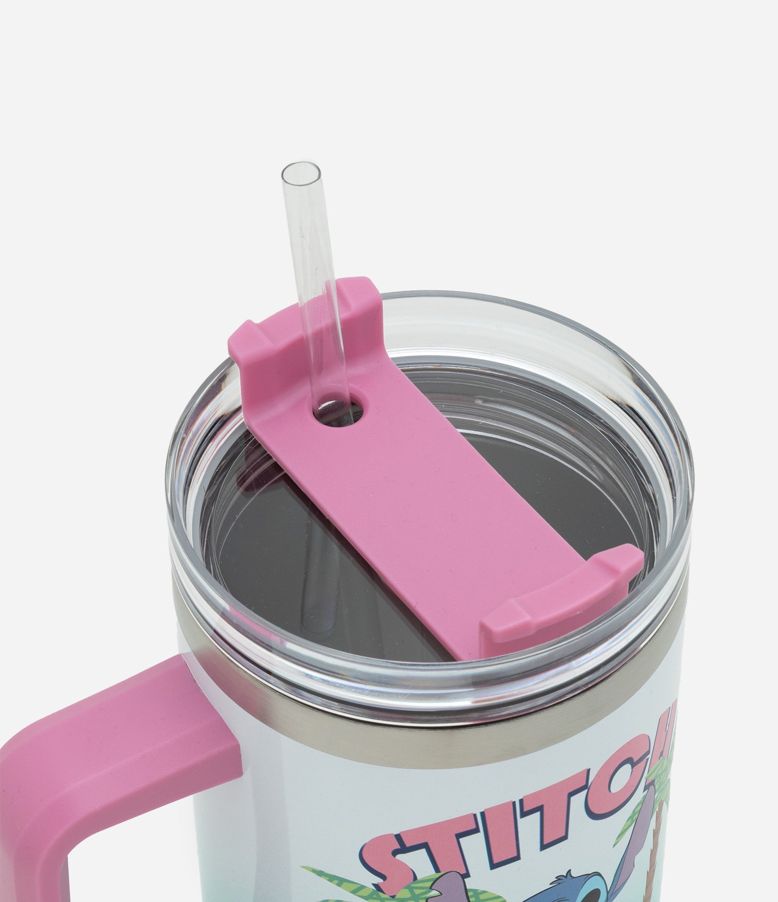 Copo Térmico com Canudo do Stitch 1,2L Multicores 3