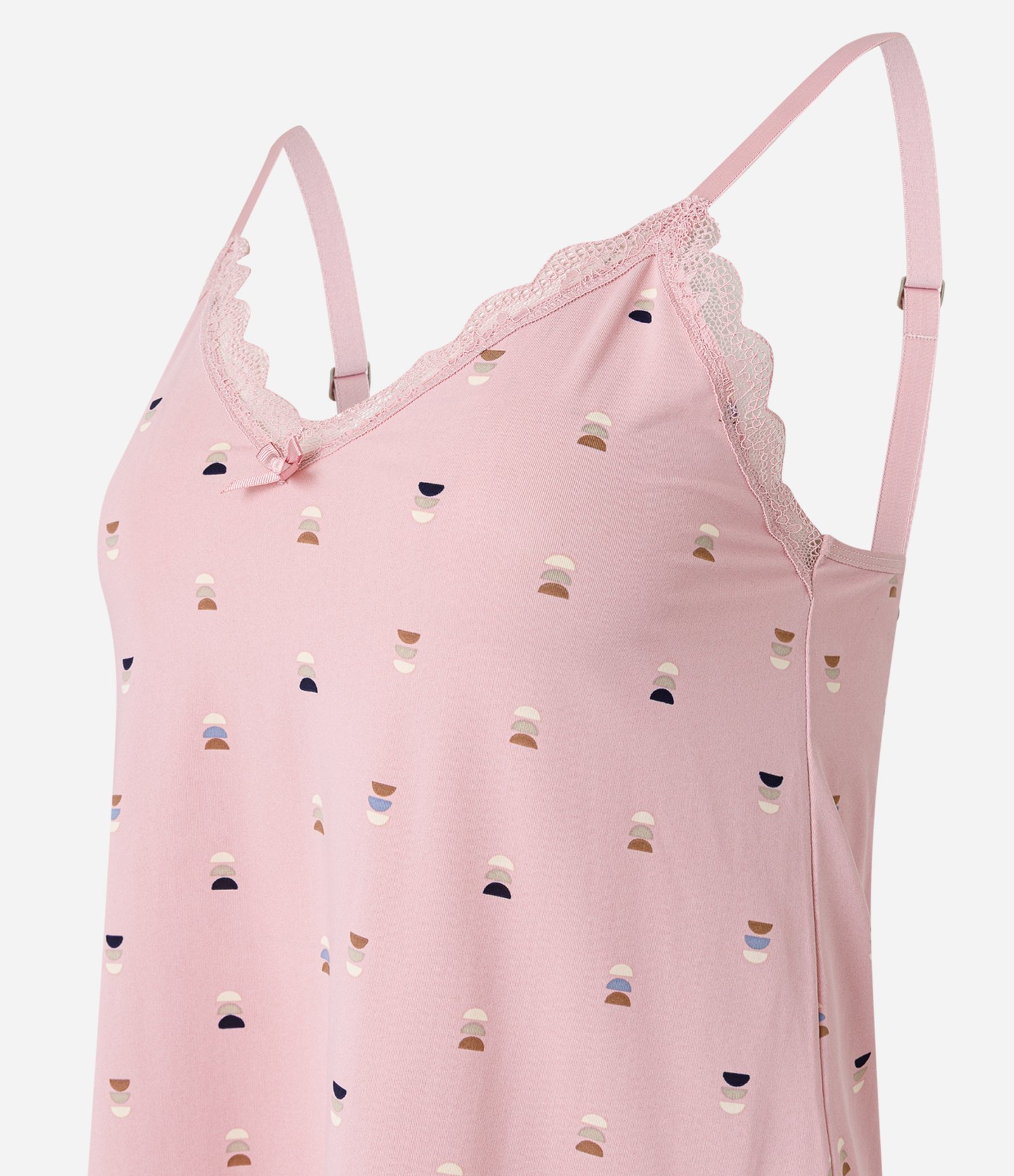 Pijama Short Doll em Microfibra Estampado de Repetição Zephyr 2