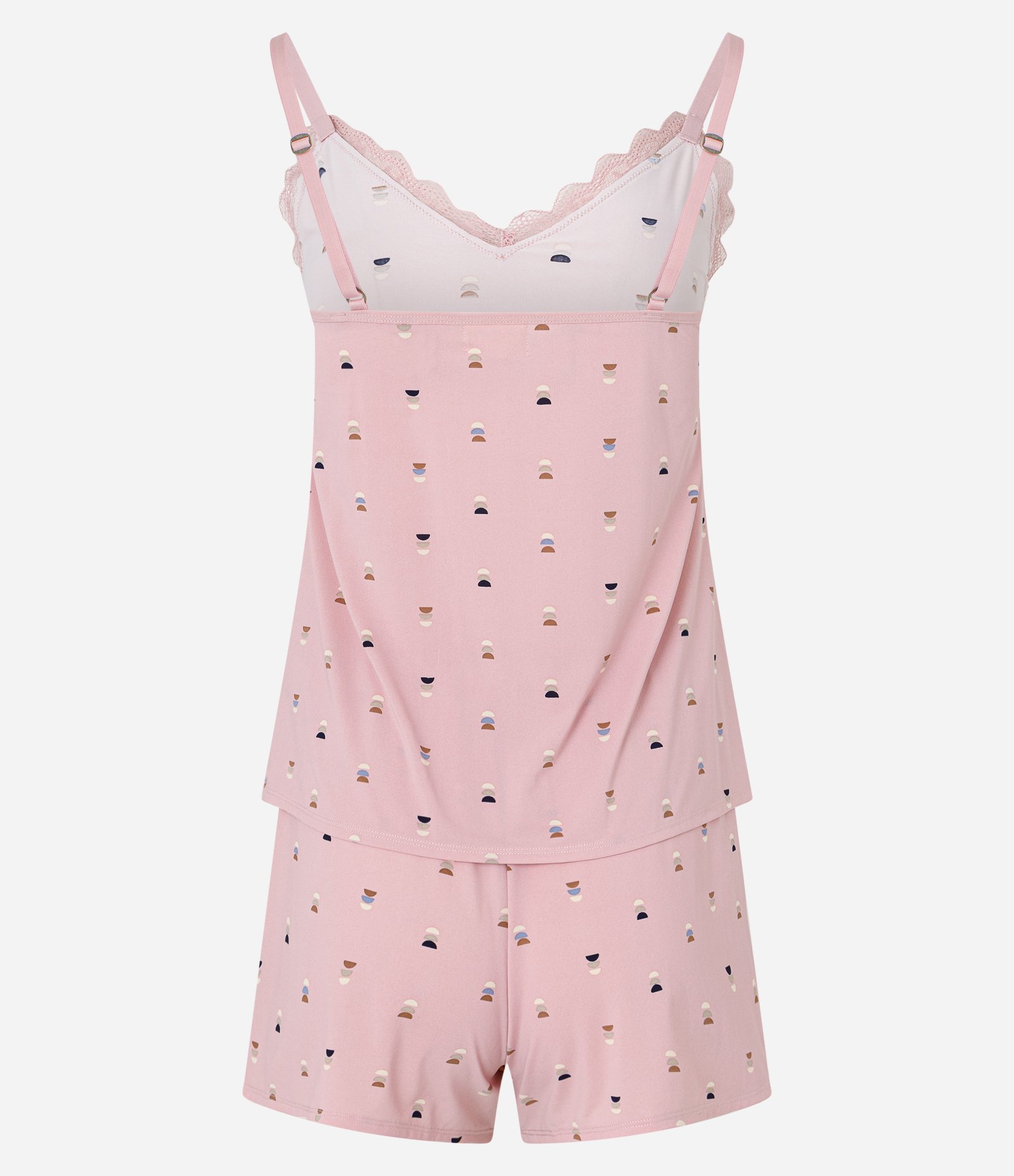 Pijama Short Doll em Microfibra Estampado de Repetição Zephyr 3