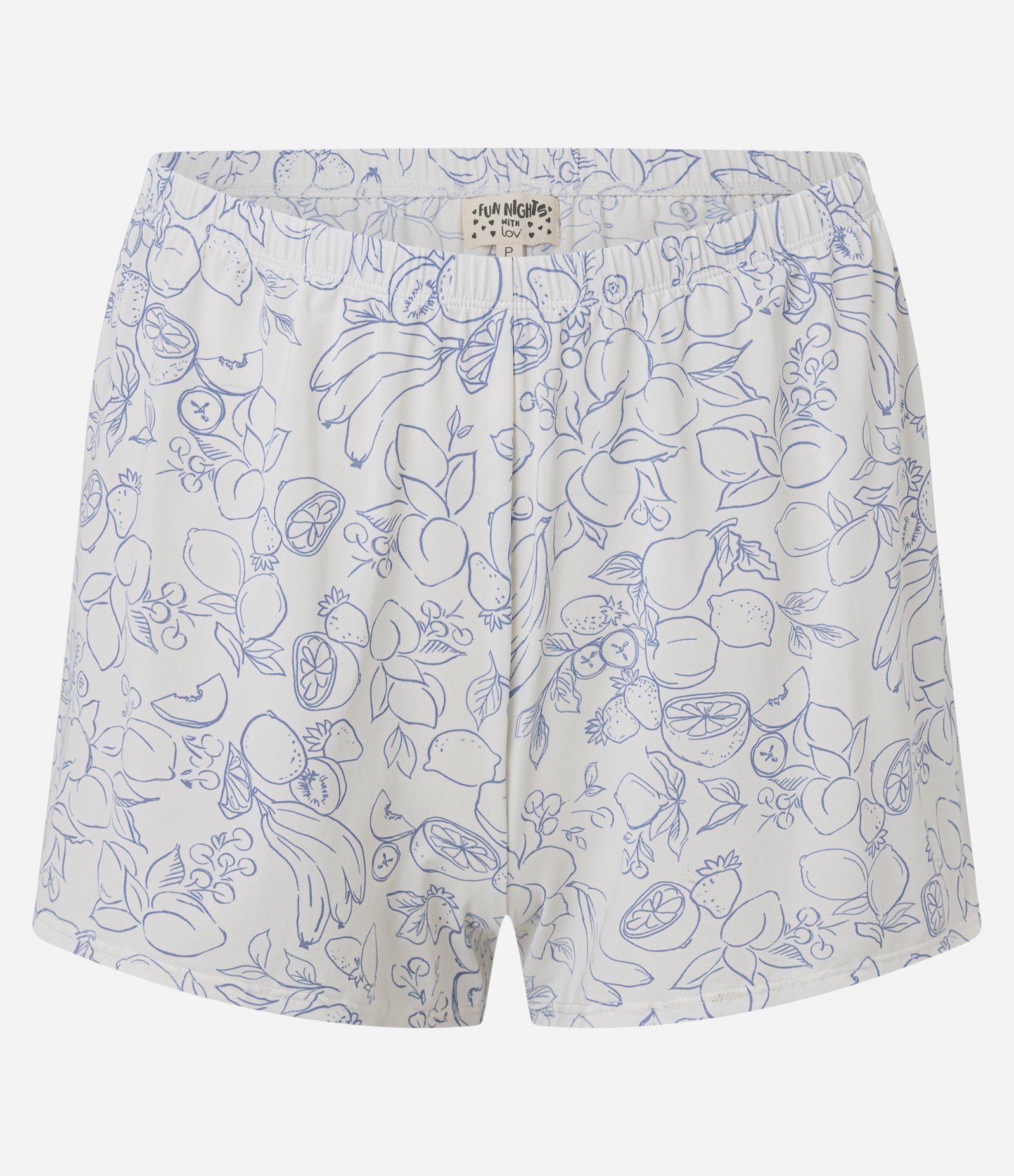 Pijama Short Doll em Microfibra com Estampa de Frutas Snow White 4