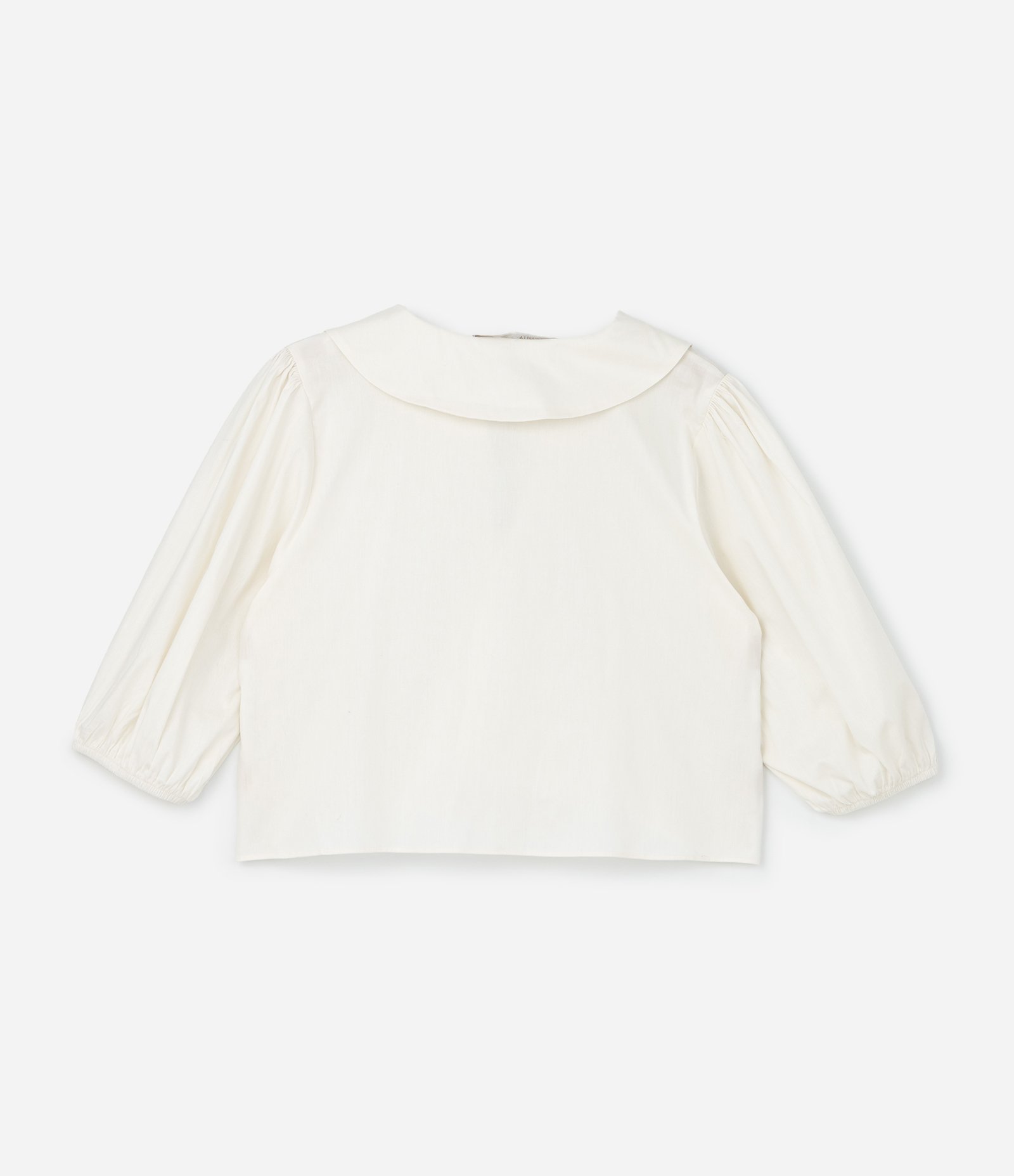 Blusa em Tricoline com Gola Boneca e Laços Curve & Plus Size Branco 8