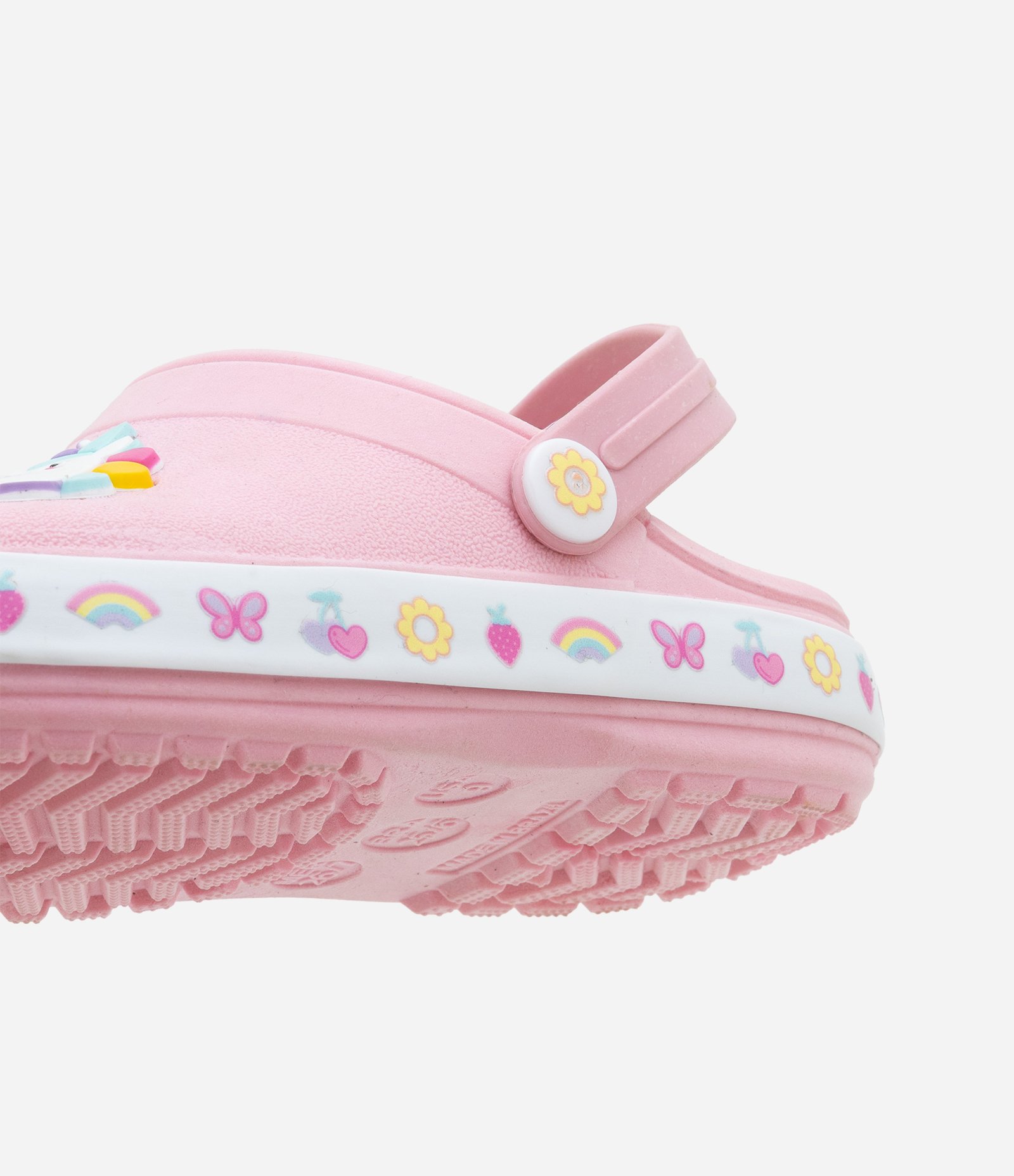 Sandália Babuche Infantil com Patch Unicórnio - Tam 21 a 28 Rosa 3