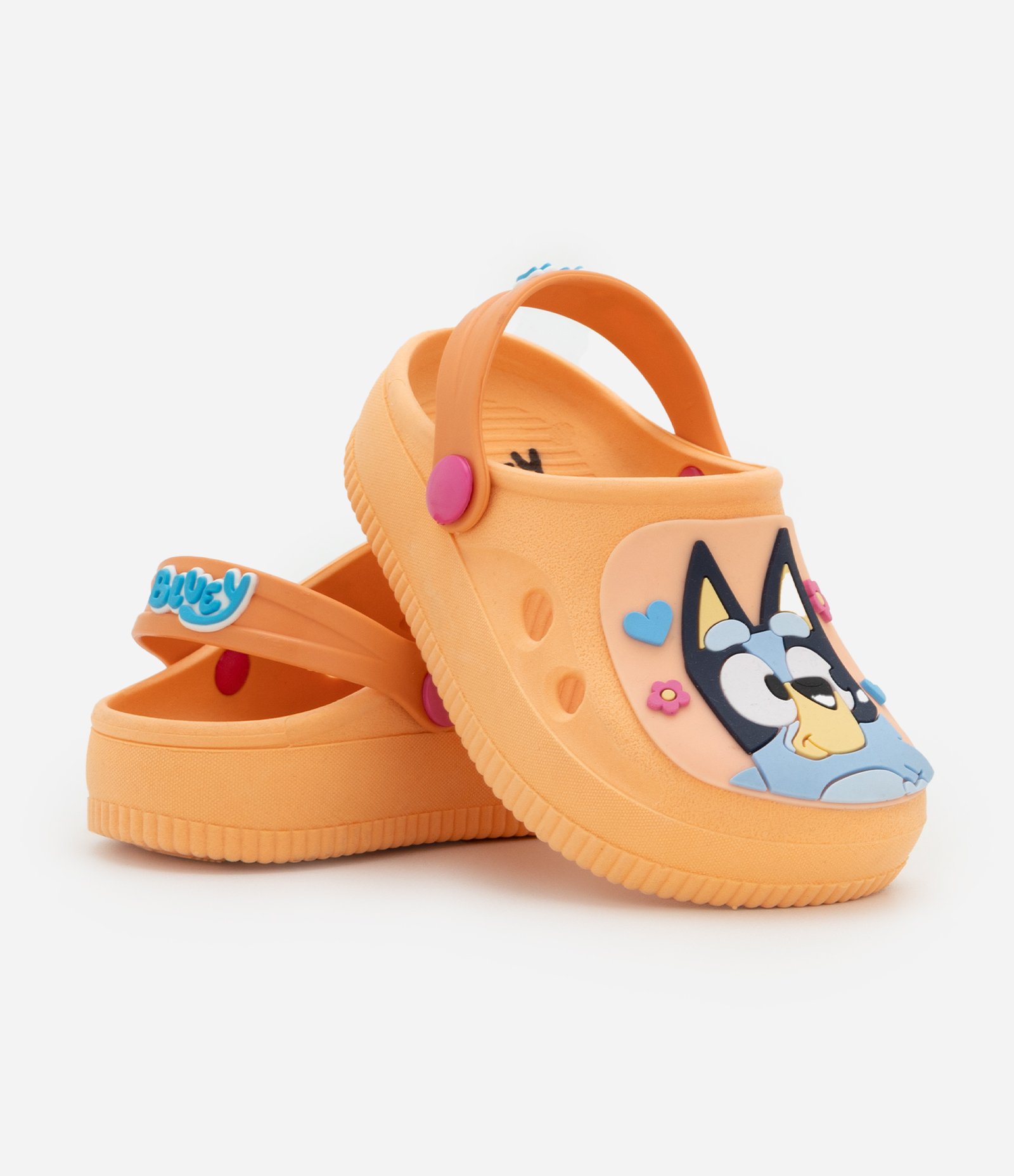 Sandália Infantil Babuche Bluey e Bingo - Tam 20 ao 33 Laranja 6