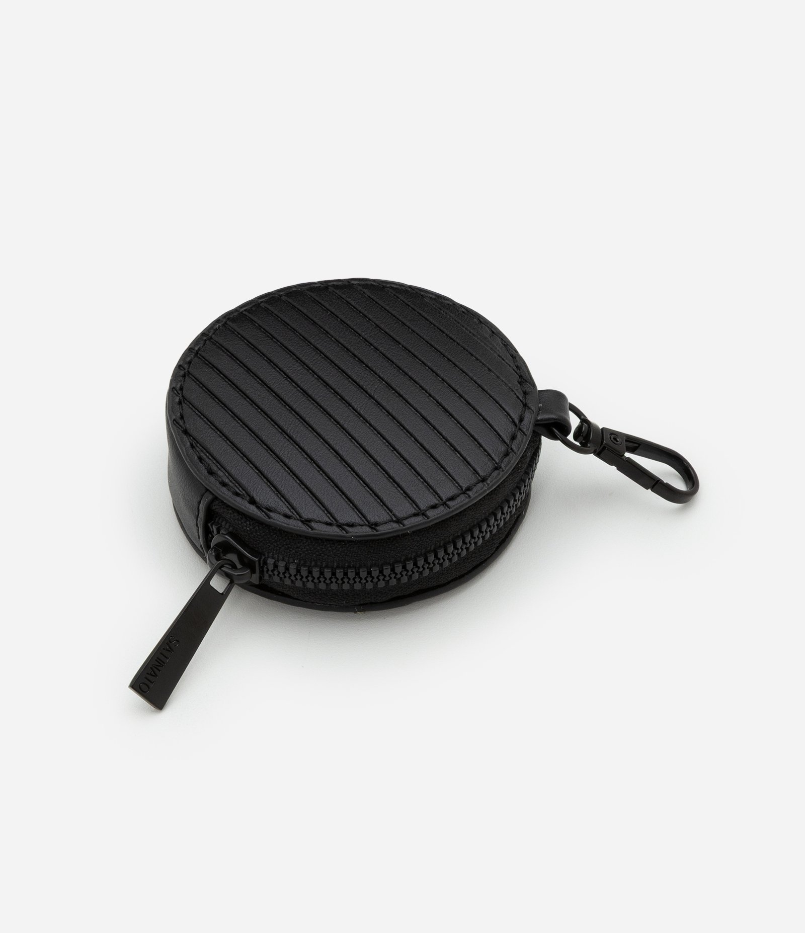 Bolsa Satchel em PU com Alça Longa Removível e Porta Moedas Preto 7