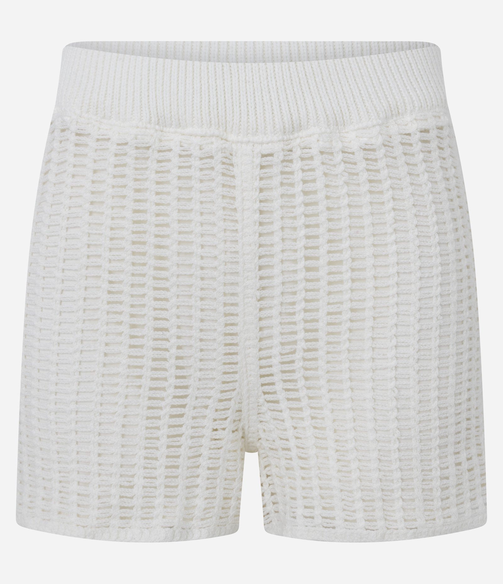 Short em Tricô com Forro Branco 6