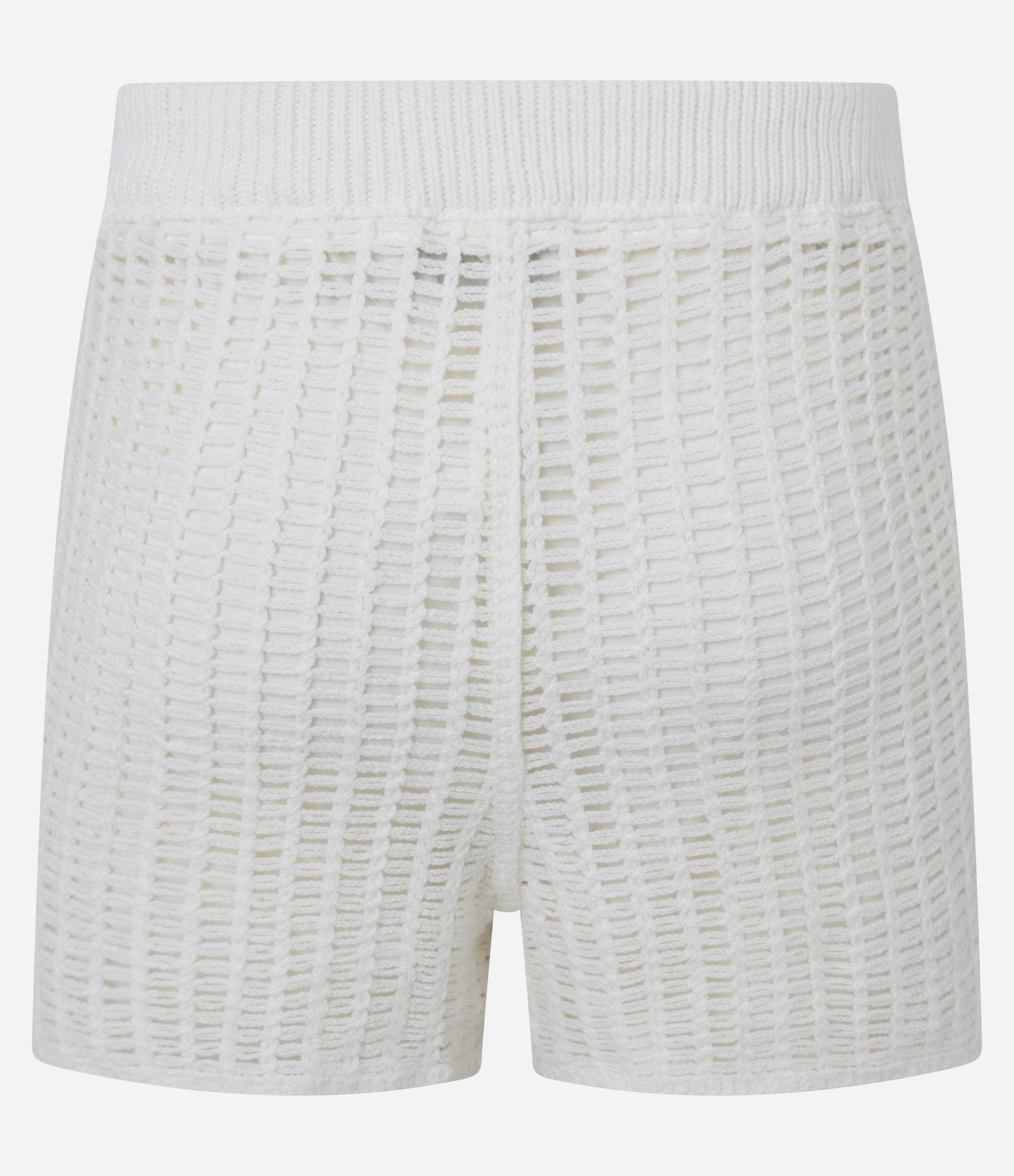 Short em Tricô com Forro Branco 8