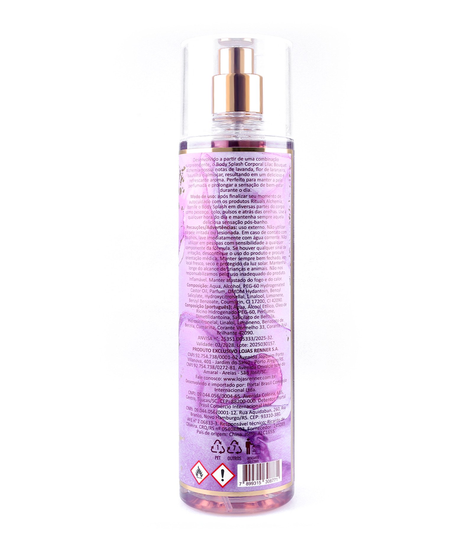 Body Splash Lilac Bouquet Alchemia 236ML 2