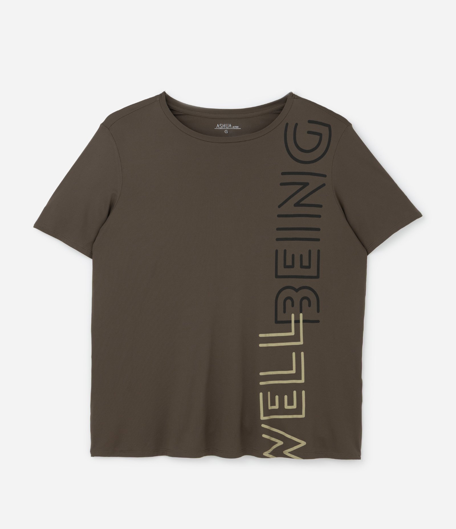 Camiseta Esportiva Alongada com Tecnologia Dry Curve & Plus Size Verde 4