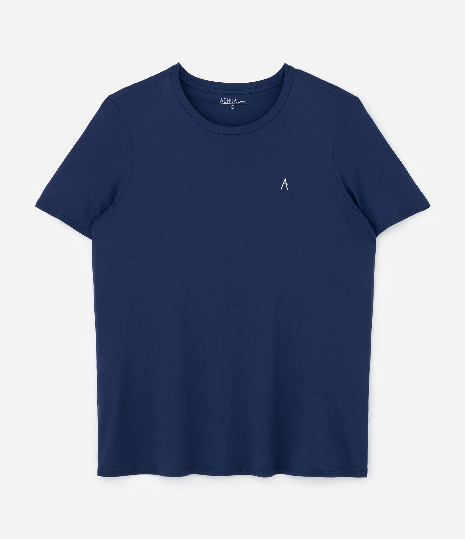 Camiseta Esportiva com Tecnologia Dry Curve & Plus Size Azul 1