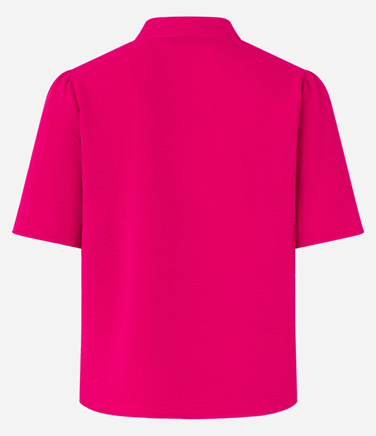 Blusa em Crepe com Amarração na Gola Padre Rosa Cereja 7