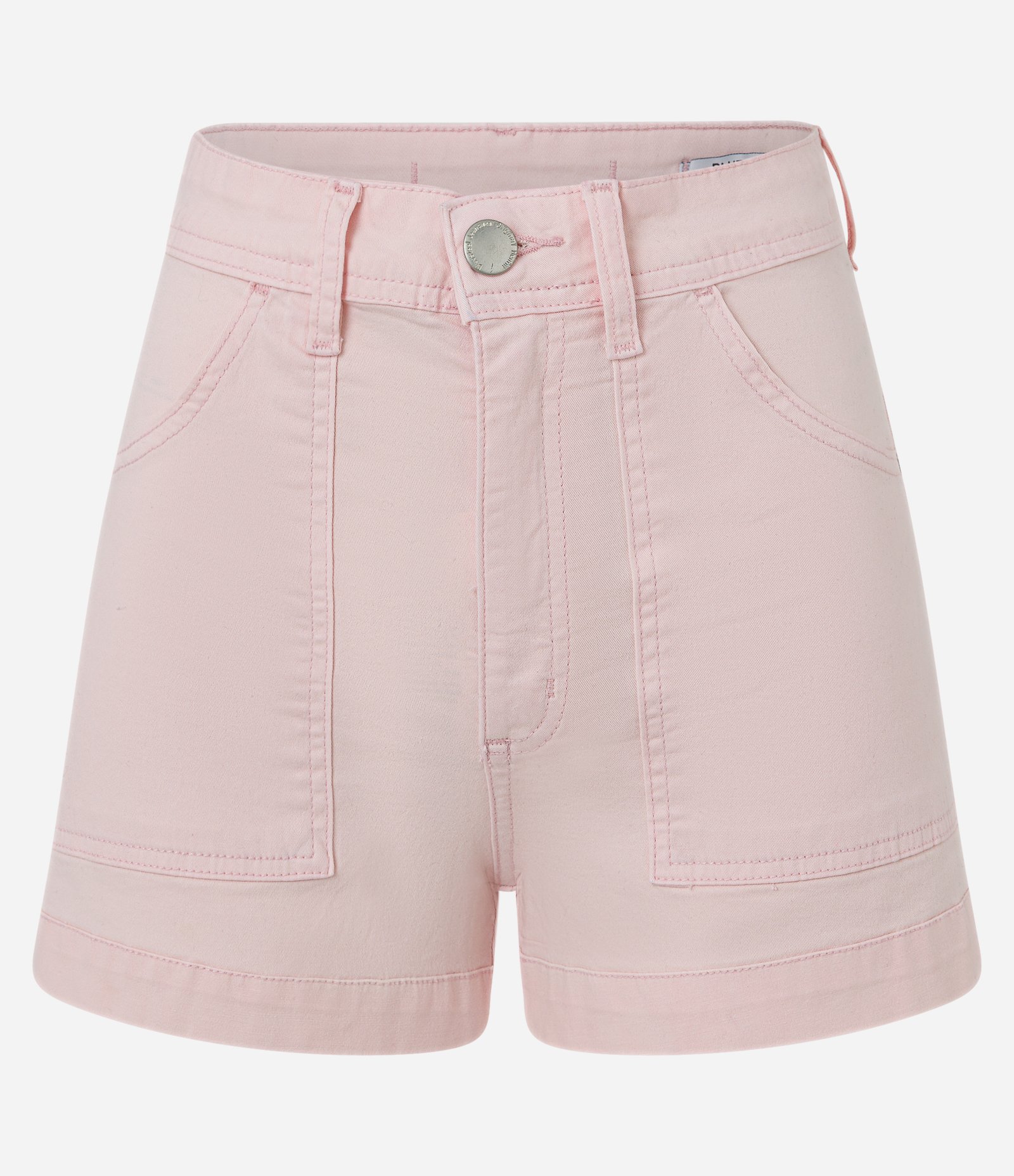 Short Hot Pants em Sarja com Barra Dobrada Rosa 5