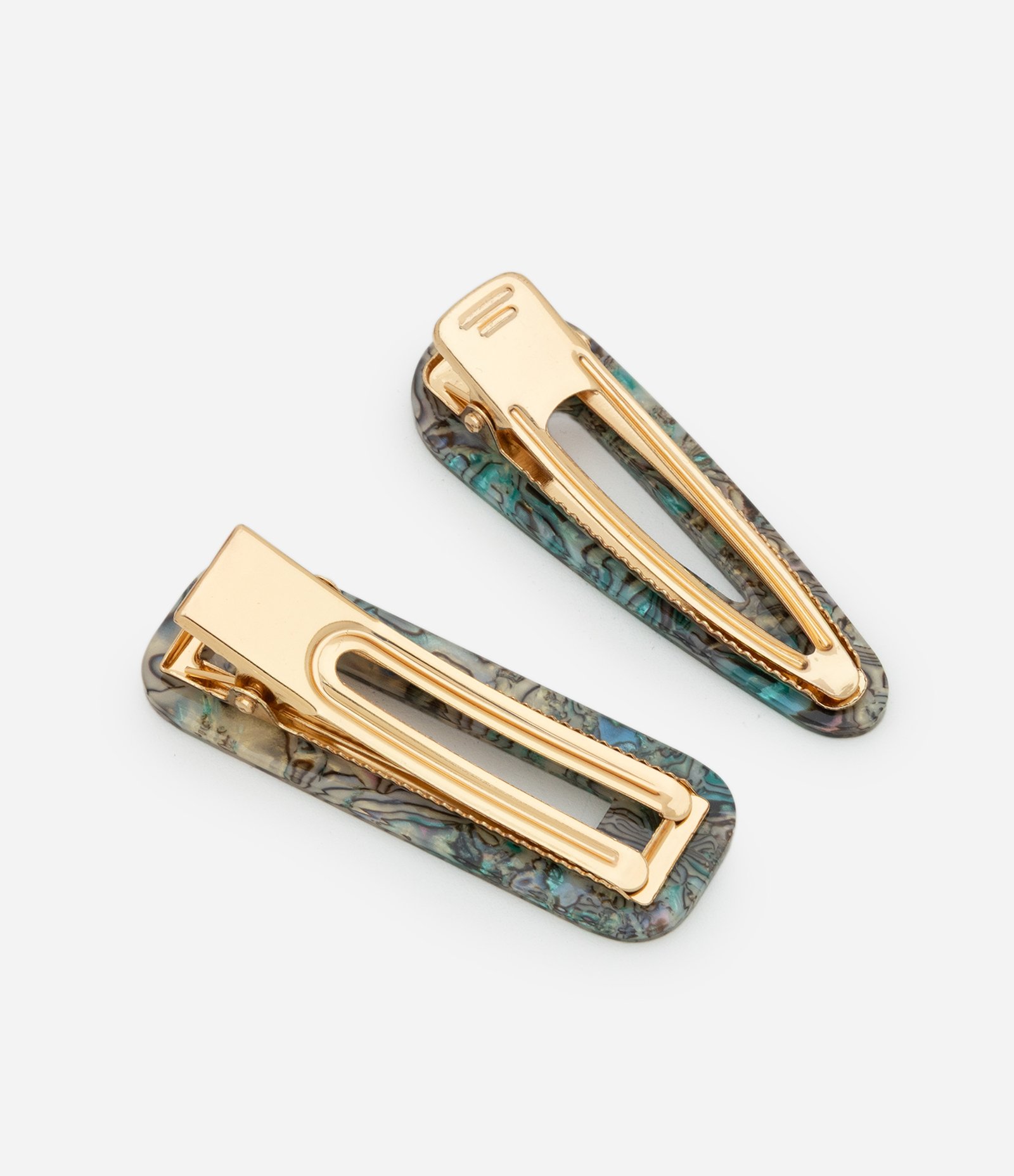 Kit 02 Presilhas com Efeito Abalone Multicores 2